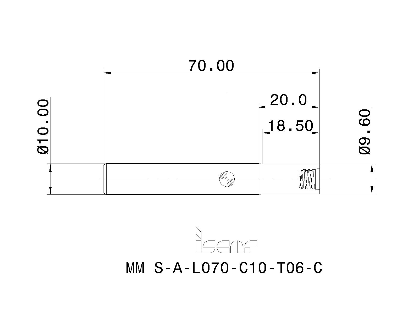 ISCAR Cutting Tools - Metal Working Tools - MM S-A (stepped shanks