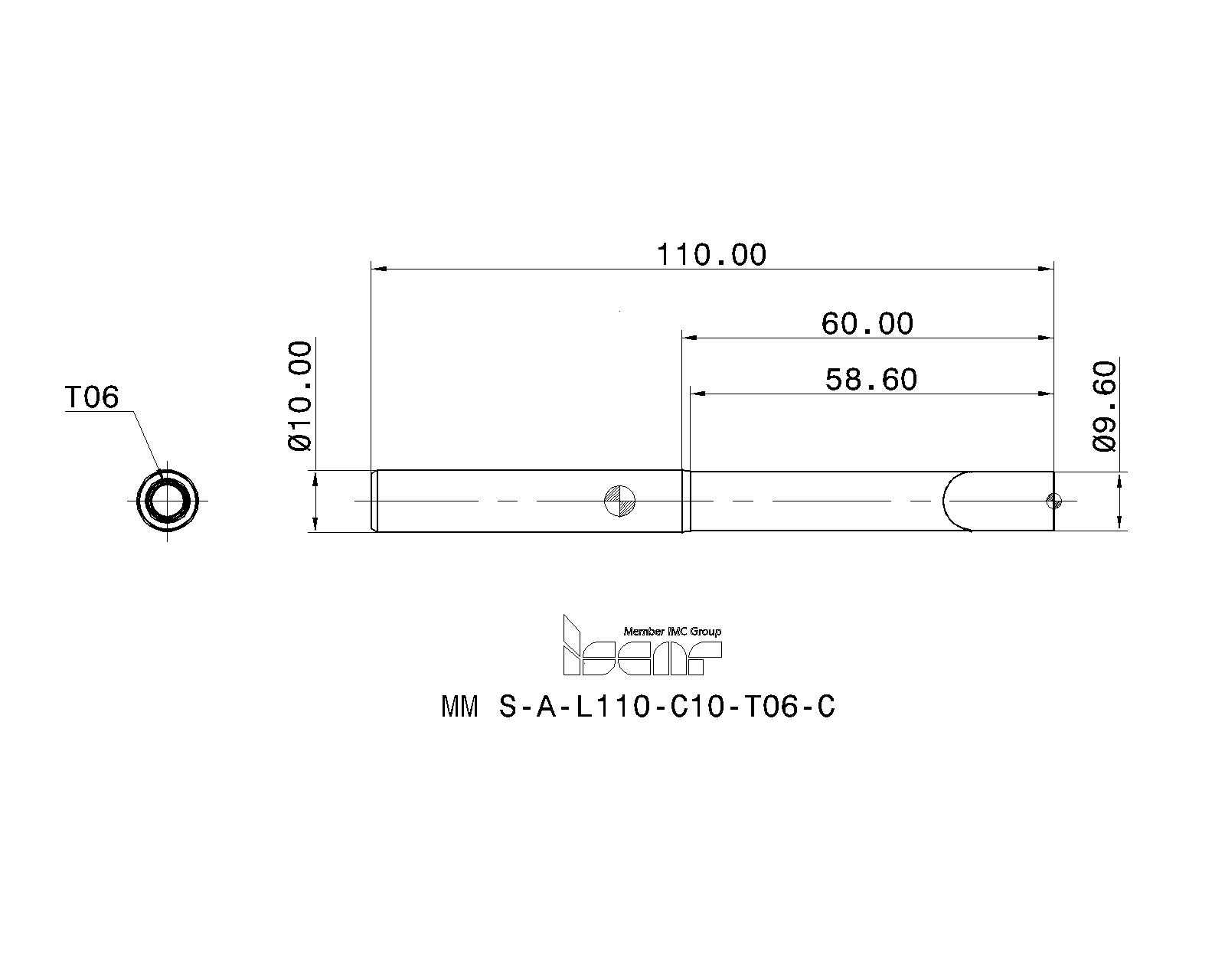 イスカル シャンクマスター TS S-A-L130-C16-T10-C