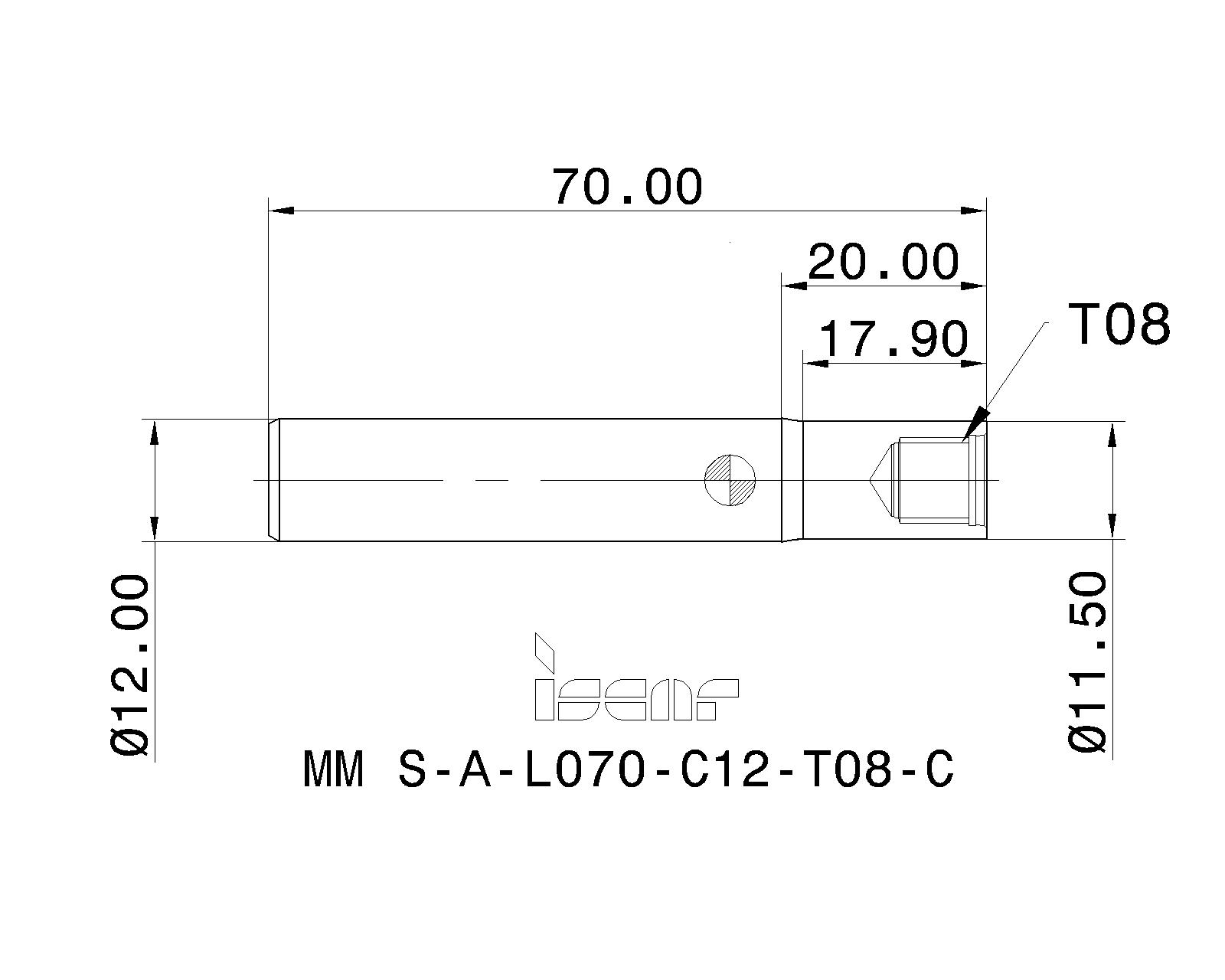 イスカル マルチマスター ホルダー ストレートシャンク MM_S-A-L090-C20-T12-W-H 期間限定 ポイント10倍 - 6