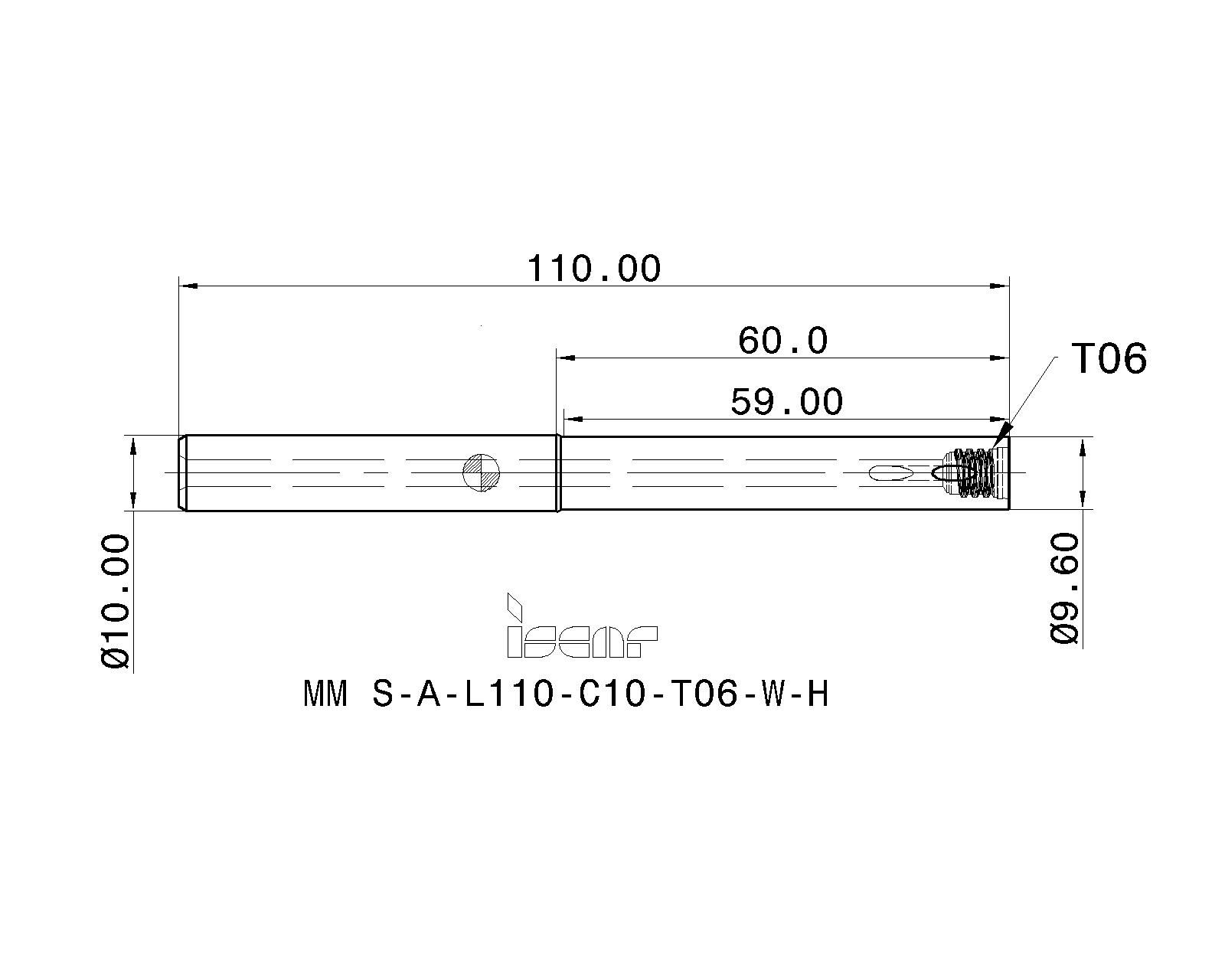 Rakuten イスカル フライス工具 マルチマスター ホルダー ストレートシャンク 全長90mm シャンク径16.0mm 品番:MM S-A-L090-C16-T10-W-H  3746739