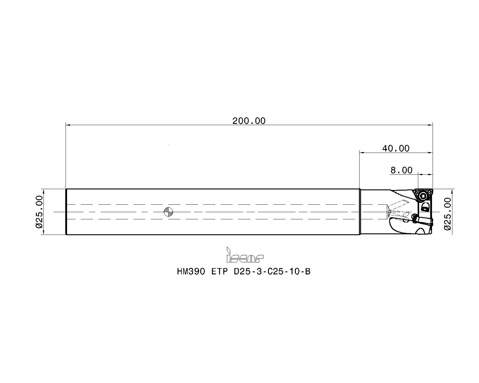 注文後の変更キャンセル返品 イスカル フライス工具 ヘリ3ミル ホルダ HM390 ETP-05 刃数3枚 刃径12mm  シャンク径12mm〔品番:HM390ETPD1203C1205C〕 店頭受取不可