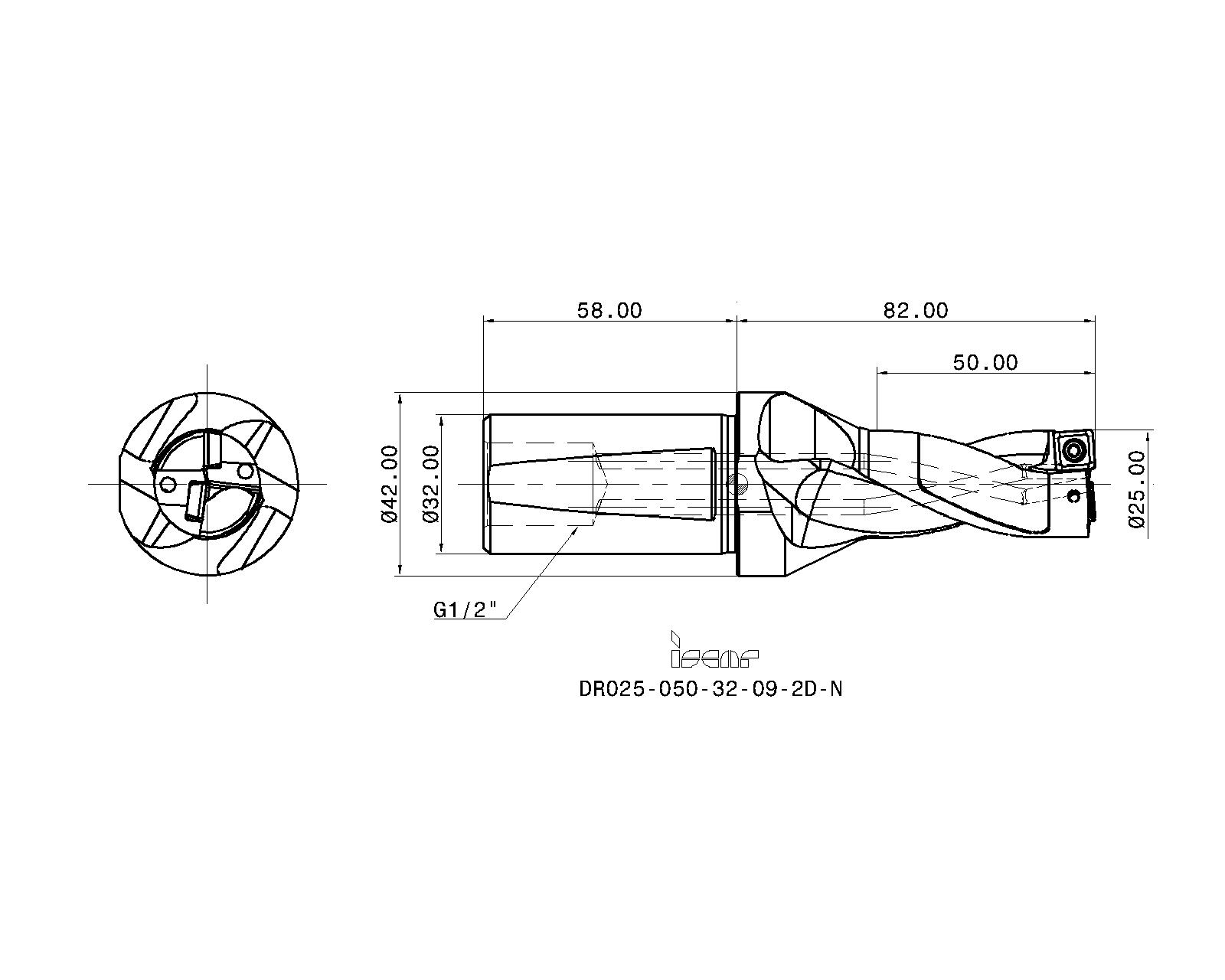 ISCAR Cutting Tools - Metal Working Tools - DR-2D-N : 3201757