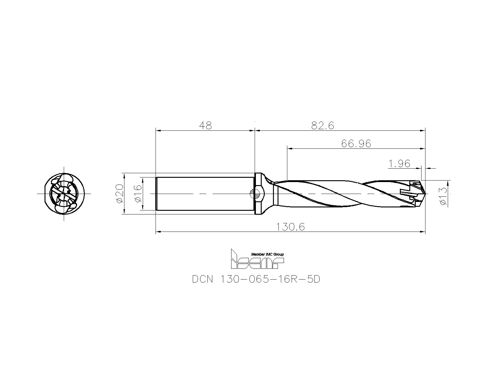 ISCAR Cutting Tools - Metal Working Tools - DCN R-5D : 3202682 - DCN