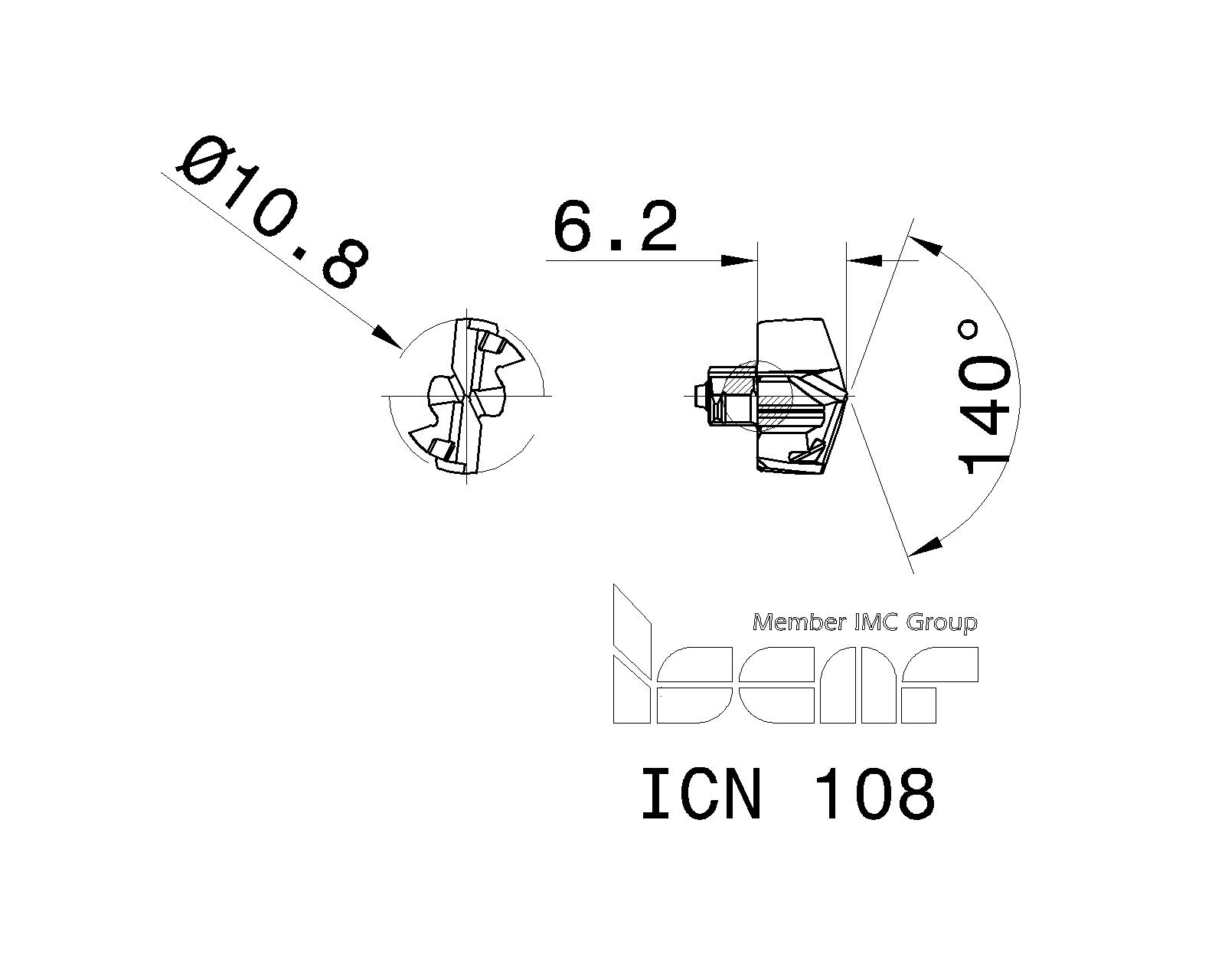 ISCAR Cutting Tools Metal Working Tools ICN 3328365 ICN 108