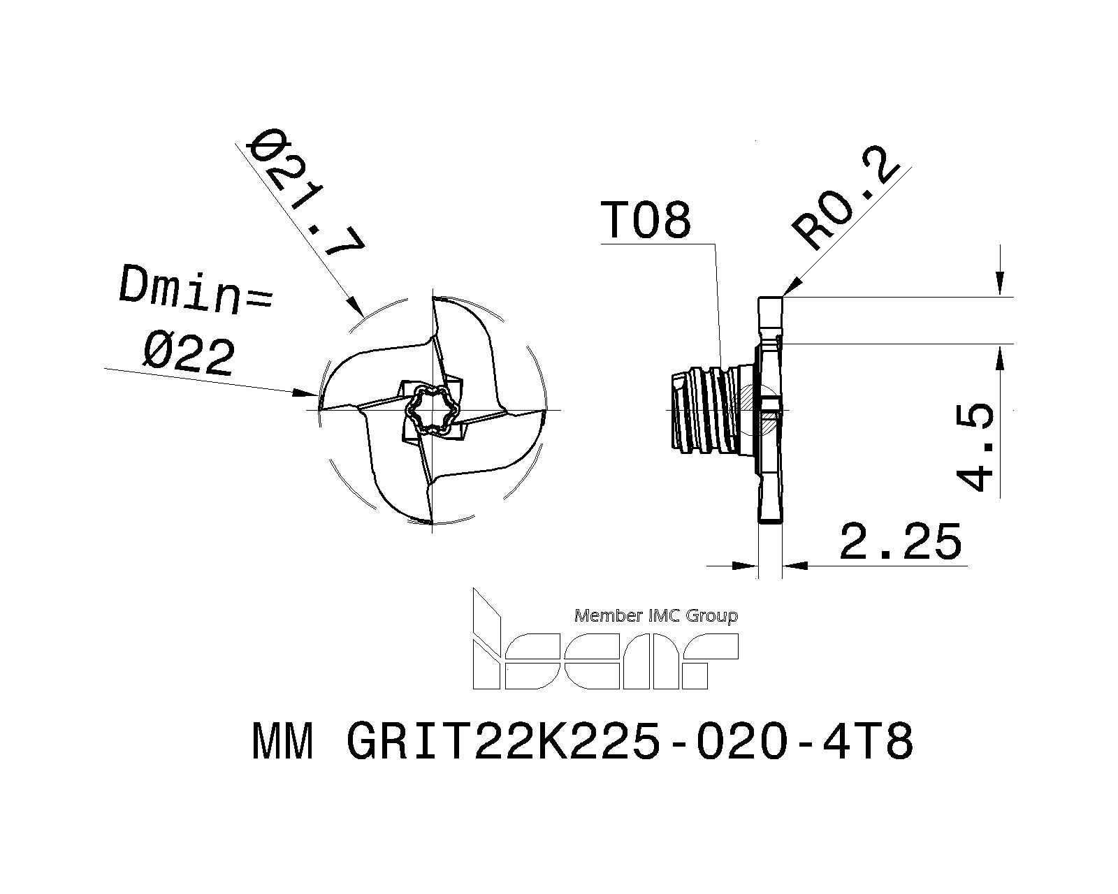 雑誌で紹介された イスカル ドゥーグリップ ＤＧＴＲ Ｌ−Ｂ−Ｄ DGTL 16B-2D32 DGTL16B2D32 イスカルジャパン 株 