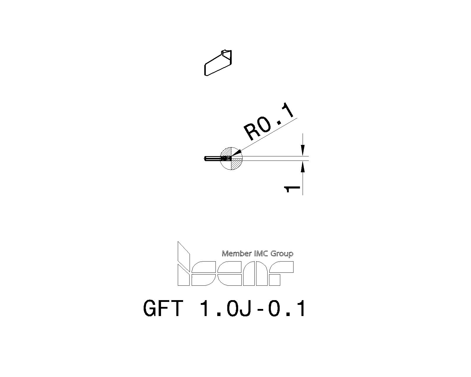 イスカル スリムグリップ IC1028 GFT_0.8J-0.1_IC1028-IC1028 10個入 CB99 ふるさと納税