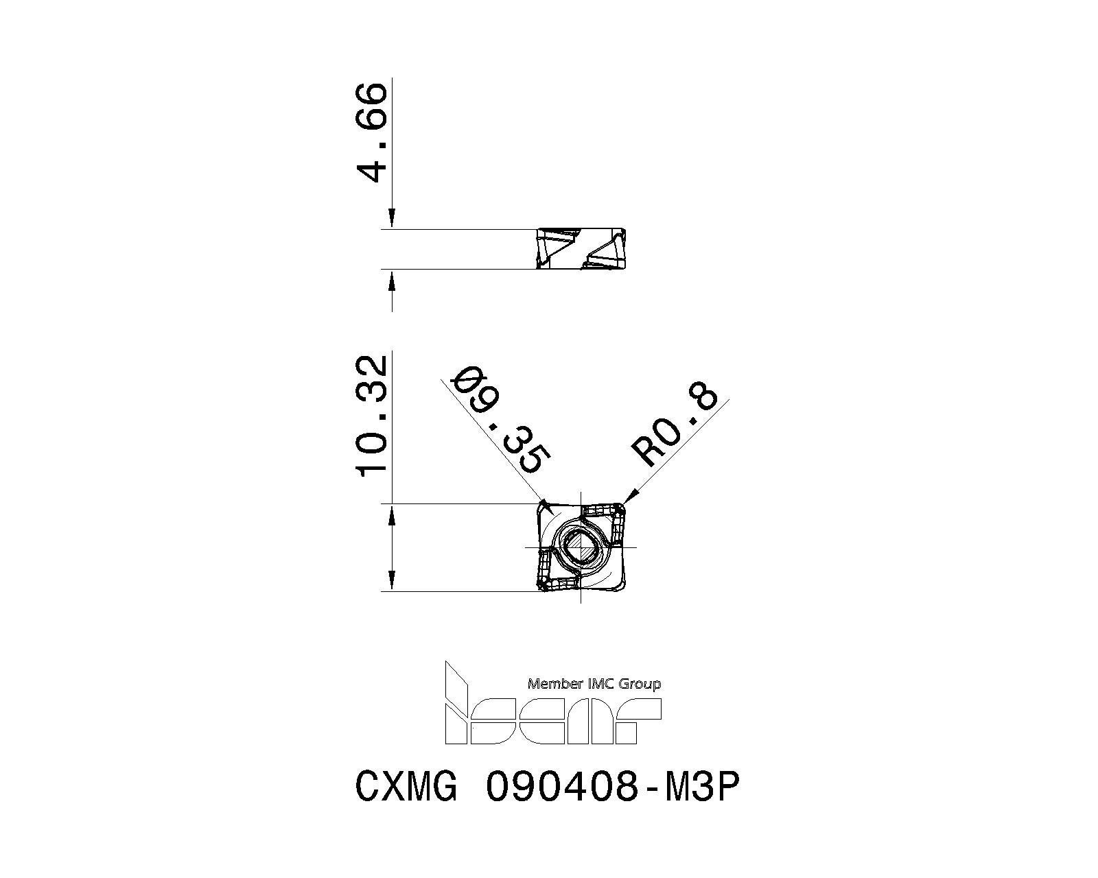 ISCAR Cutting Tools - Metal Working Tools - CXMG-M3P : 3337263 - CXMG ...