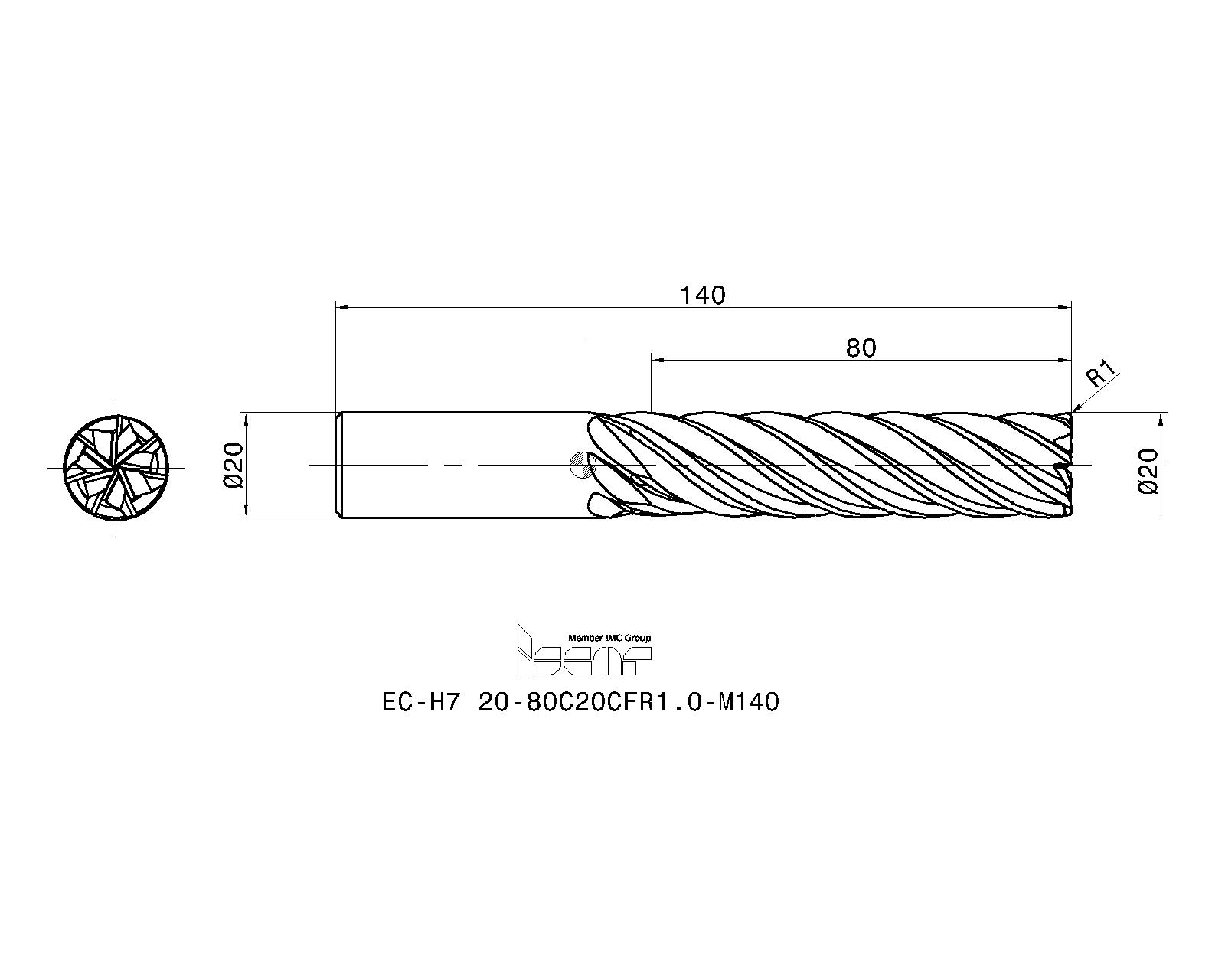ISCAR Cutting Tools Metal Working Tools ECE7/H7CF 3344075 EC