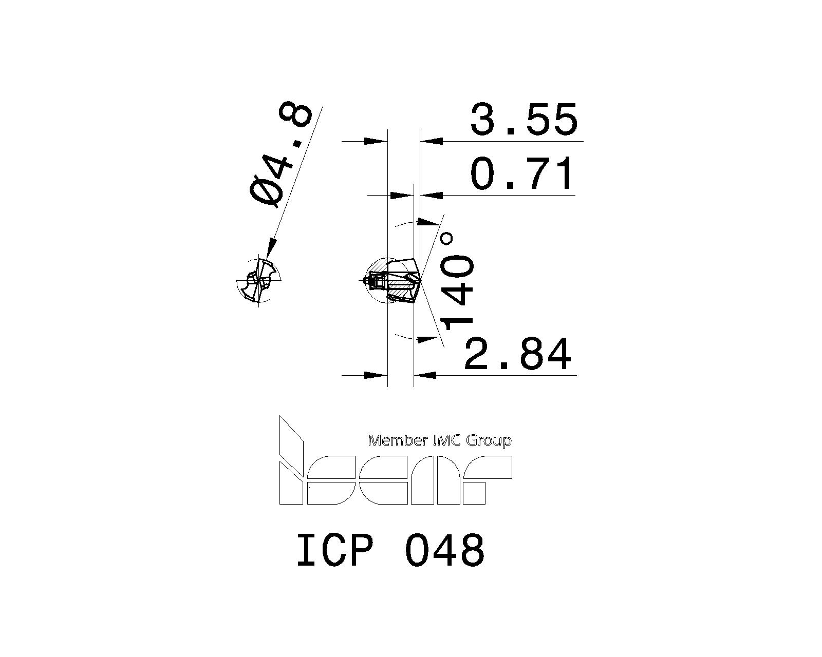 ISCAR Cutting Tools Metal Working Tools ICP 3346605 ICP 048