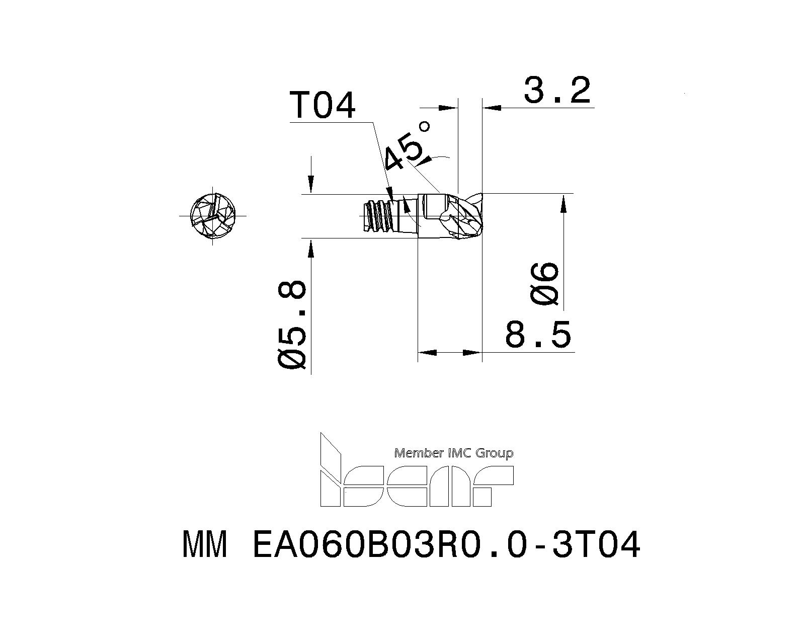 ISCAR Cutting Tools - Metal Working Tools - MM EA : 3393221 - MM ...