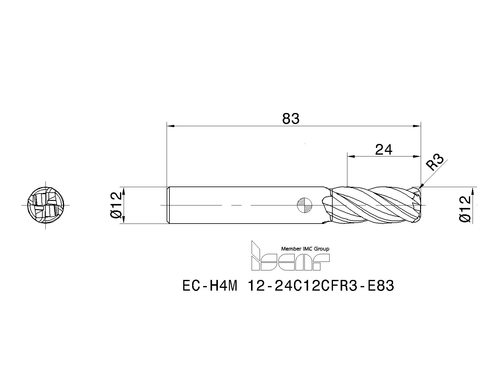 ISCAR Cutting Tools Metal Working Tools ECH4MCFE 3419795 EC