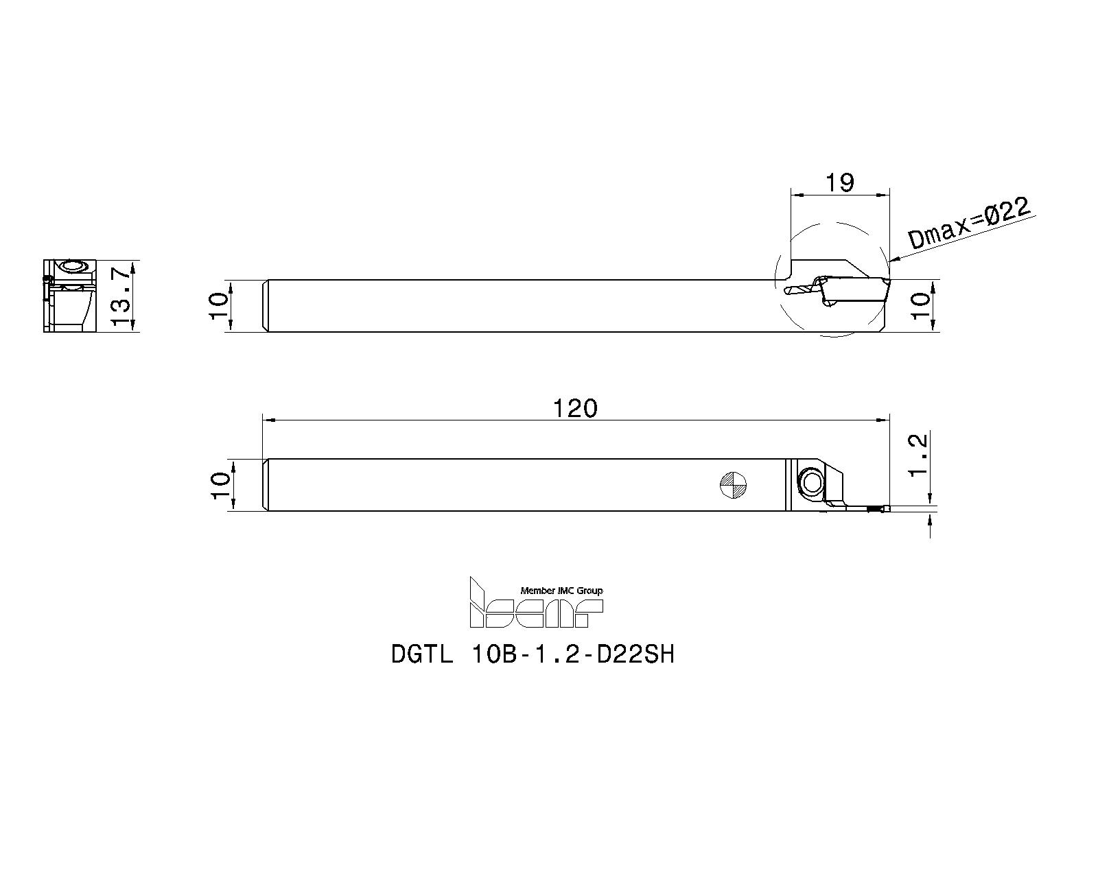 ISCAR Cutting Tools Metal Working Tools DGTR/LBDSH (NARROW CUT