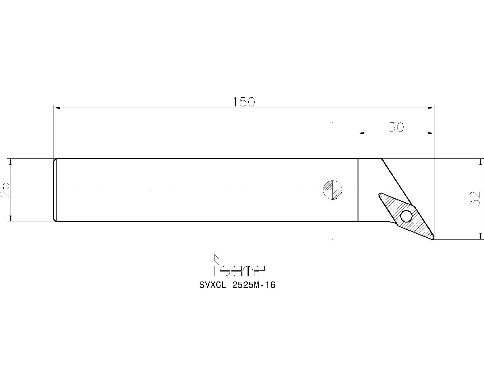 ISCAR Cutting Tools - Metal Working Tools - SVXCR/L : 3601088