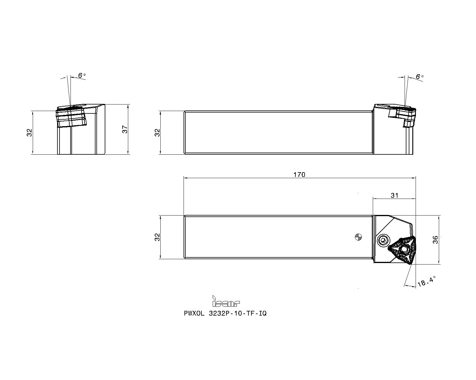 ISCAR Cutting Tools - Metal Working Tools - PWXOR/L-TF-IQ ISCAR Cutting Tools - Metal Working Tools - PWXOR/L-TF-IQ