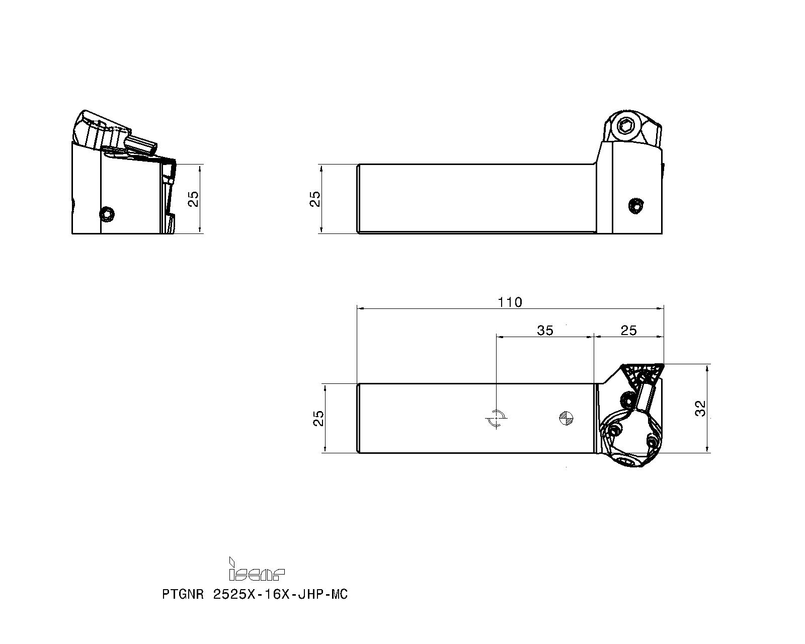 ISCAR Cutting Tools Metal Working Tools PTGNR/LXJHPMC 3605964