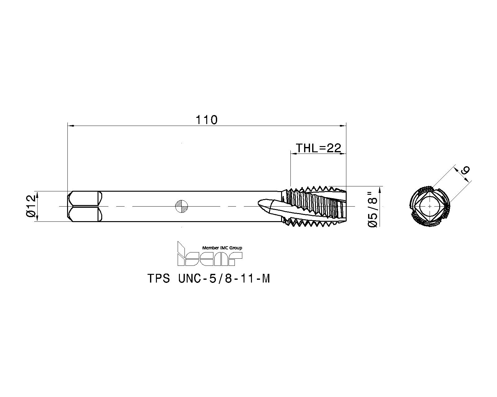 TPS UNC-5//8-11-M HEST