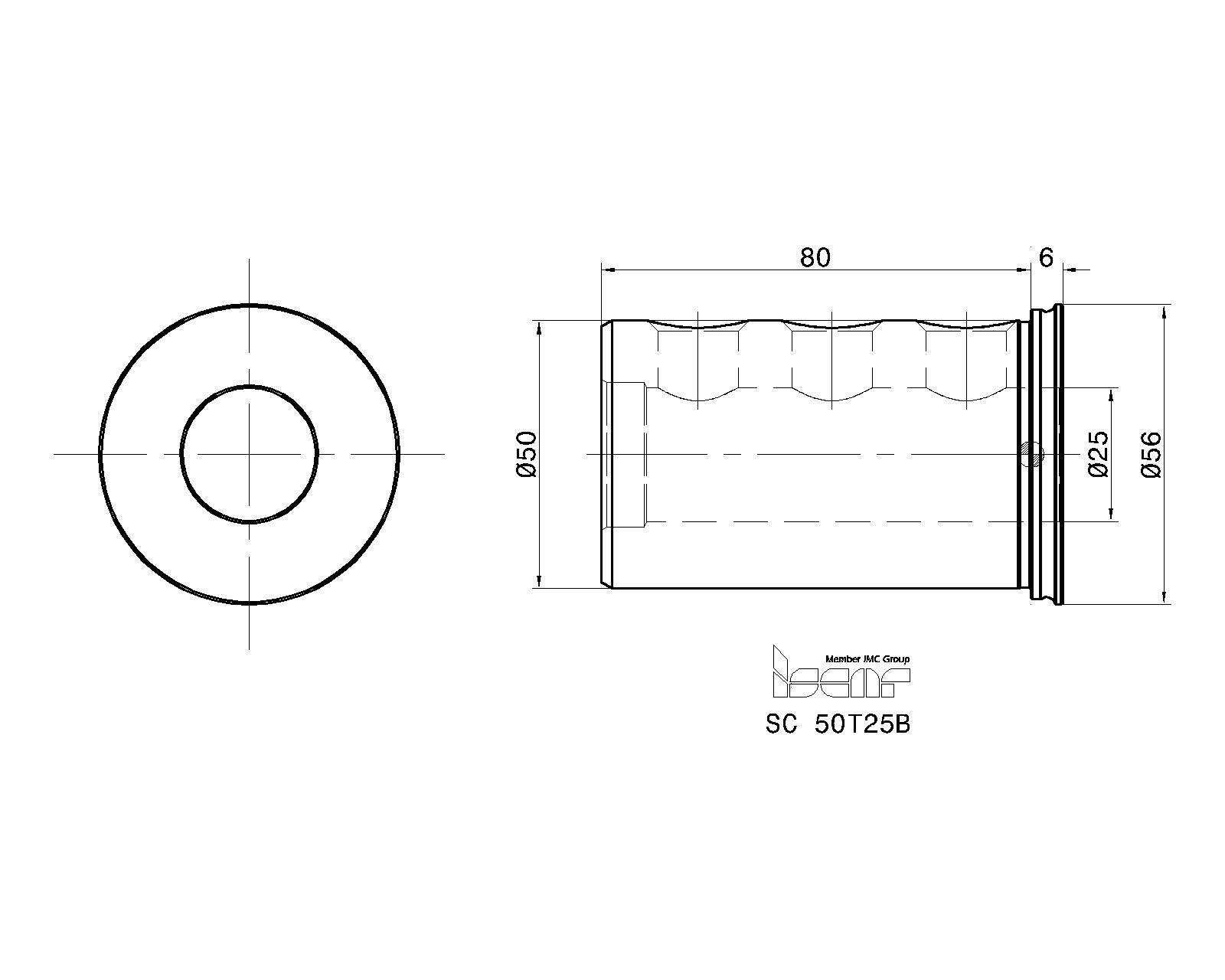 Iscar cutting tools metal working tools sc t sleeves 4509938