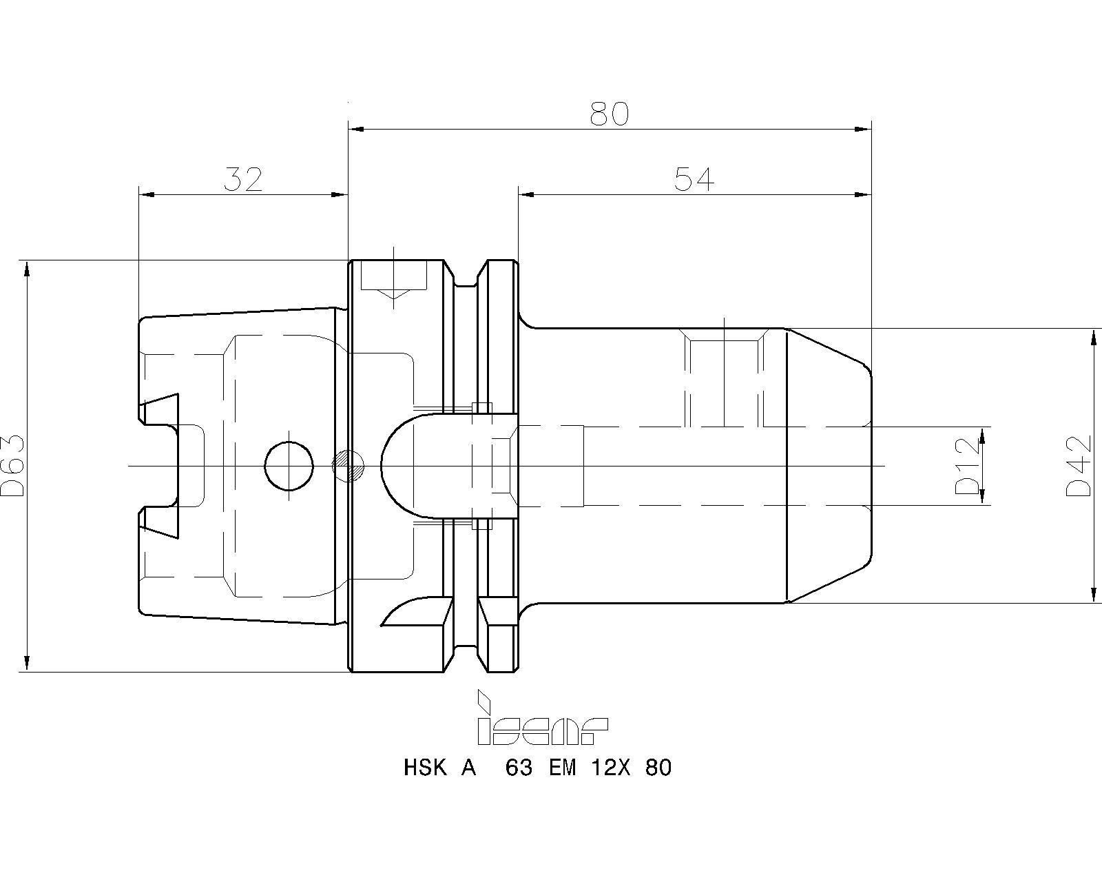 Hsk 63 чертеж