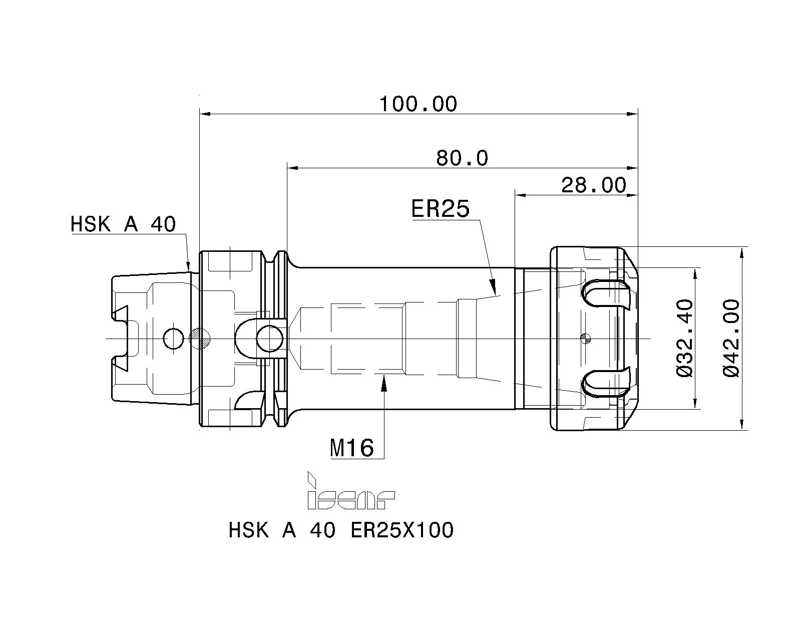 イスカル ERコレットチャック HSKA100ER32X120(1089500)[送料別途見積り][法人・事業所限定][掲外取寄