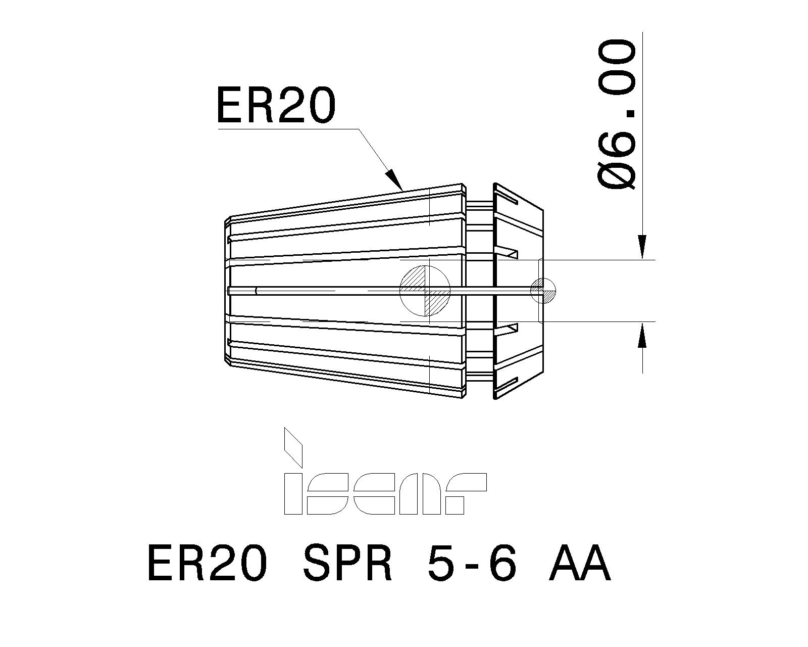 メーカー公式ショップ イスカル ERスプリングコレット ER-SPR ER32 SPR 3- イスカルジャパン 株