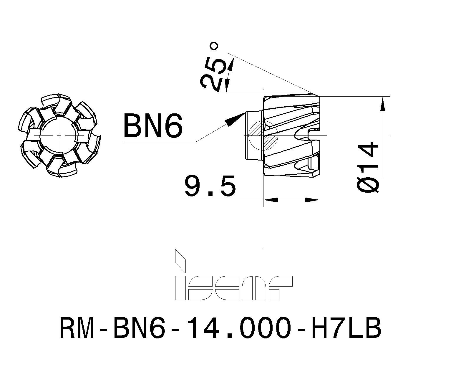 dieselcastwest.com.mx - イスカル RM-BN6-14.000-H7LB バヨ・T