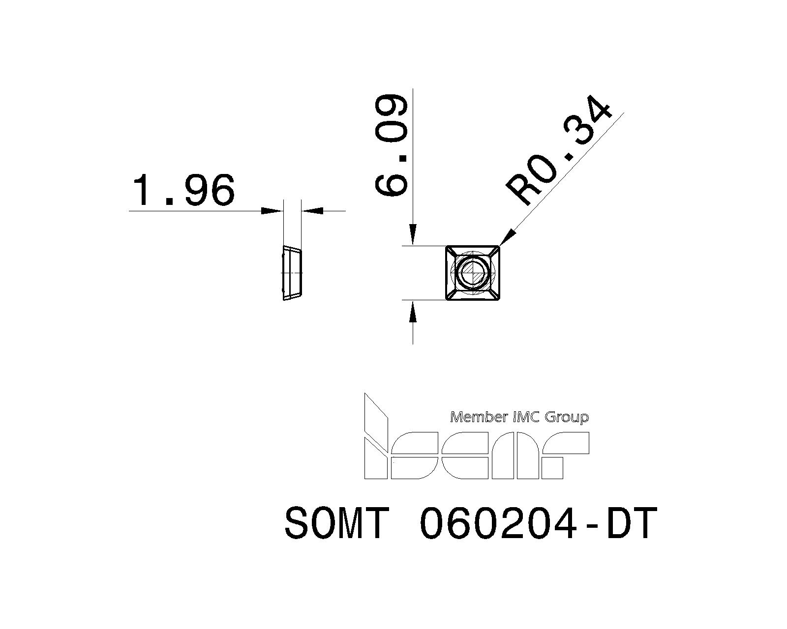ISCAR Cutting Tools - Metal Working Tools - SOMT-DT : 5504598