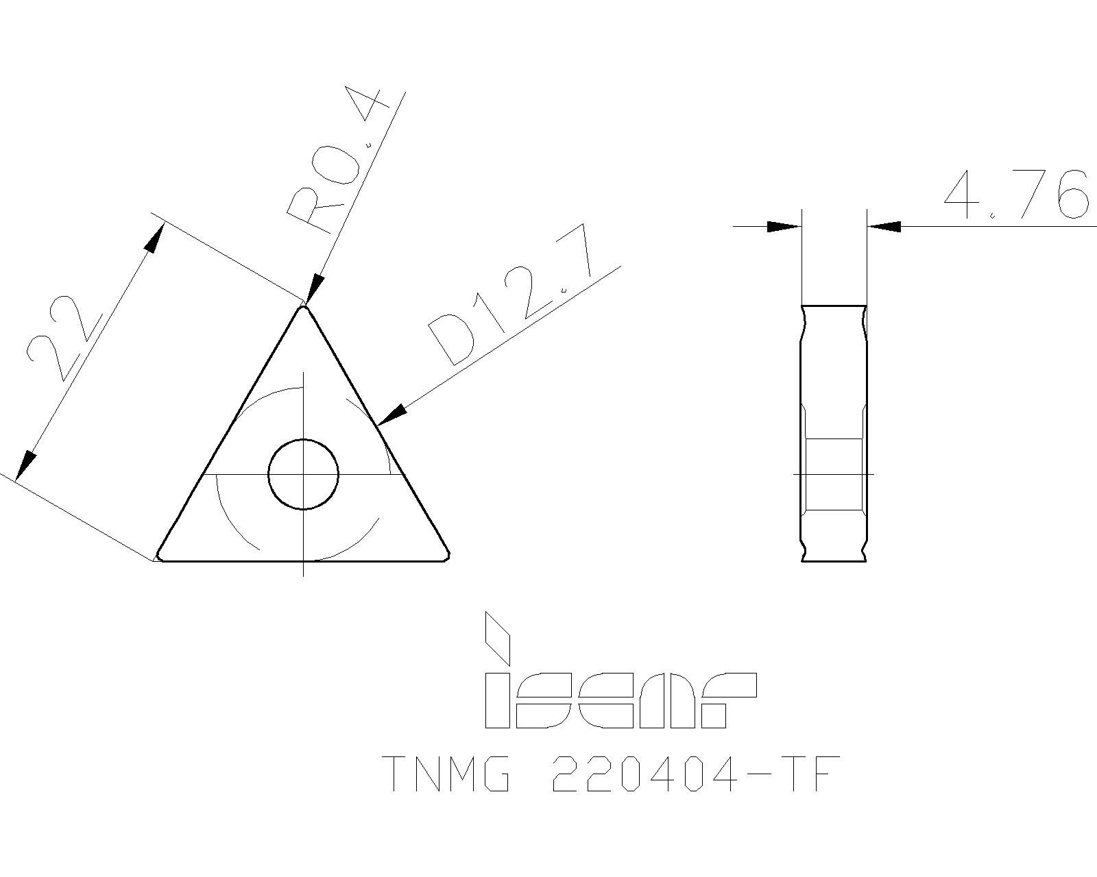 ISCAR Cutting Tools - Metal Working Tools - TNMG-TF : 5505126 - TNMG ...