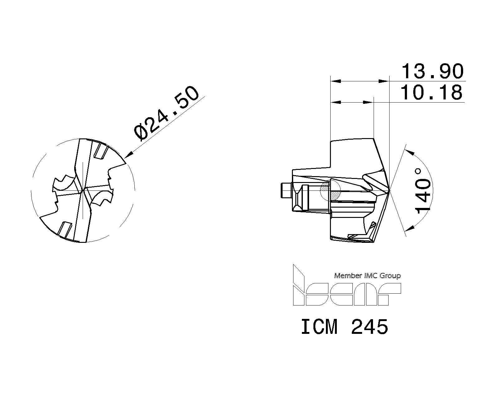 ISCAR Cutting Tools Metal Working Tools ICM 5506716 ICM 245