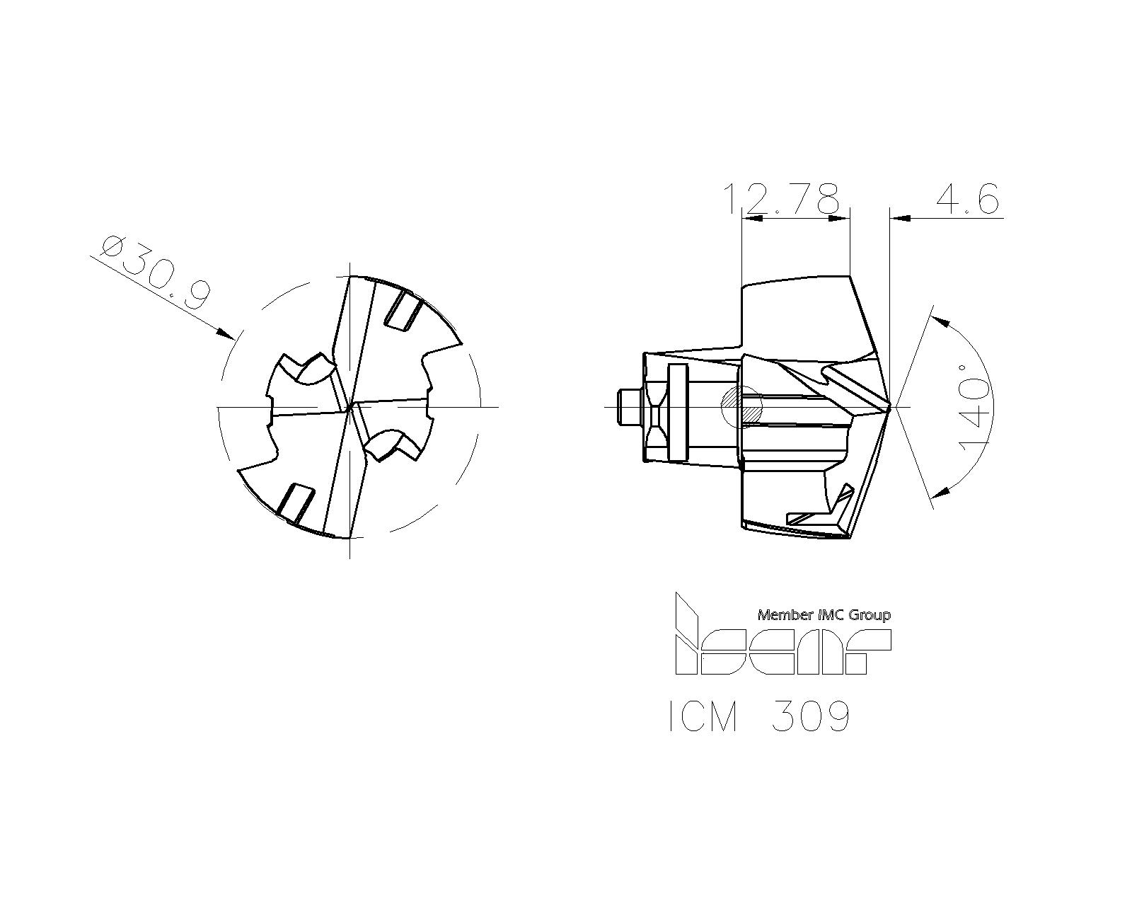ISCAR Cutting Tools Metal Working Tools ICM 5506735 ICM 309