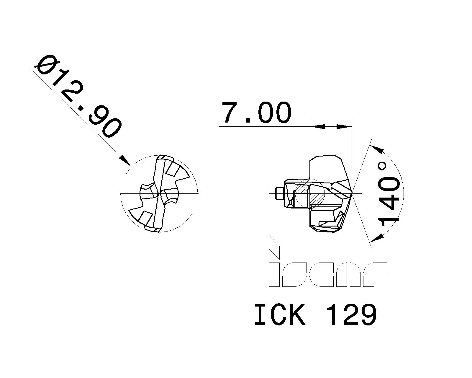 ISCAR Cutting Tools Metal Working Tools ICK 5506753 ICK 129