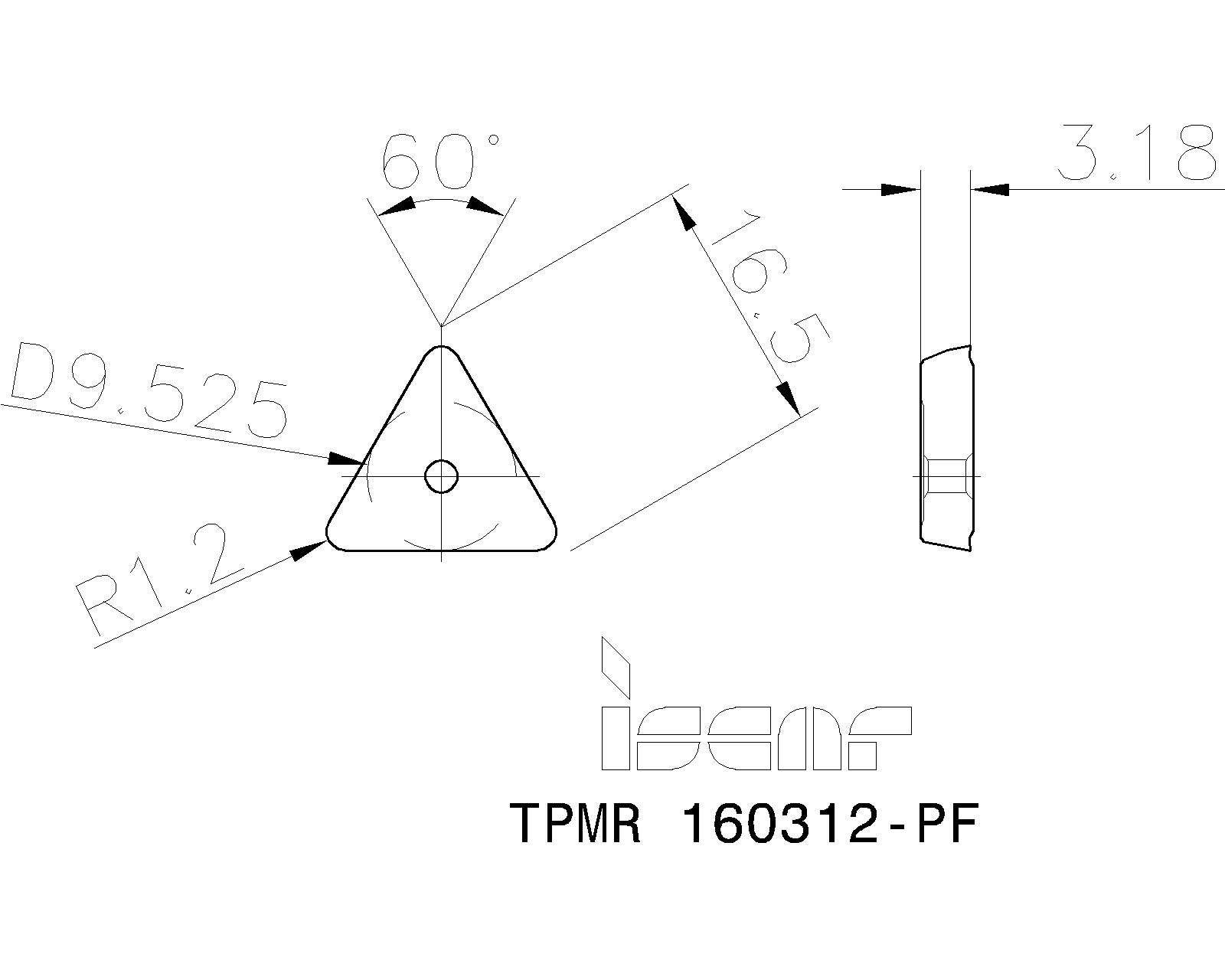 ISCAR Cutting Tools Metal Working Tools TPMRPF 5507571 TPMR