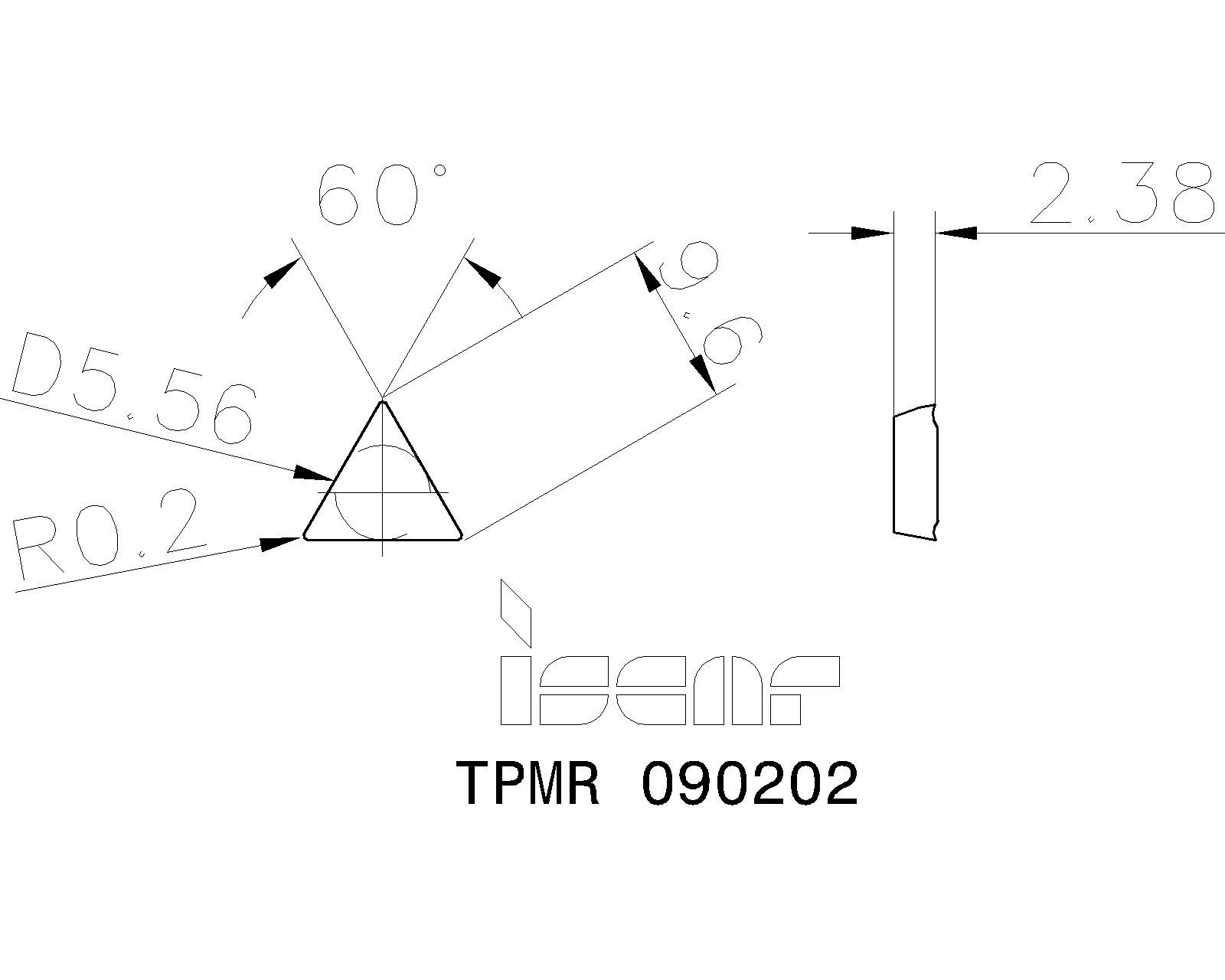 ISCAR Cutting Tools - Metal Working Tools - TPMR : 5507593 - TPMR 090202