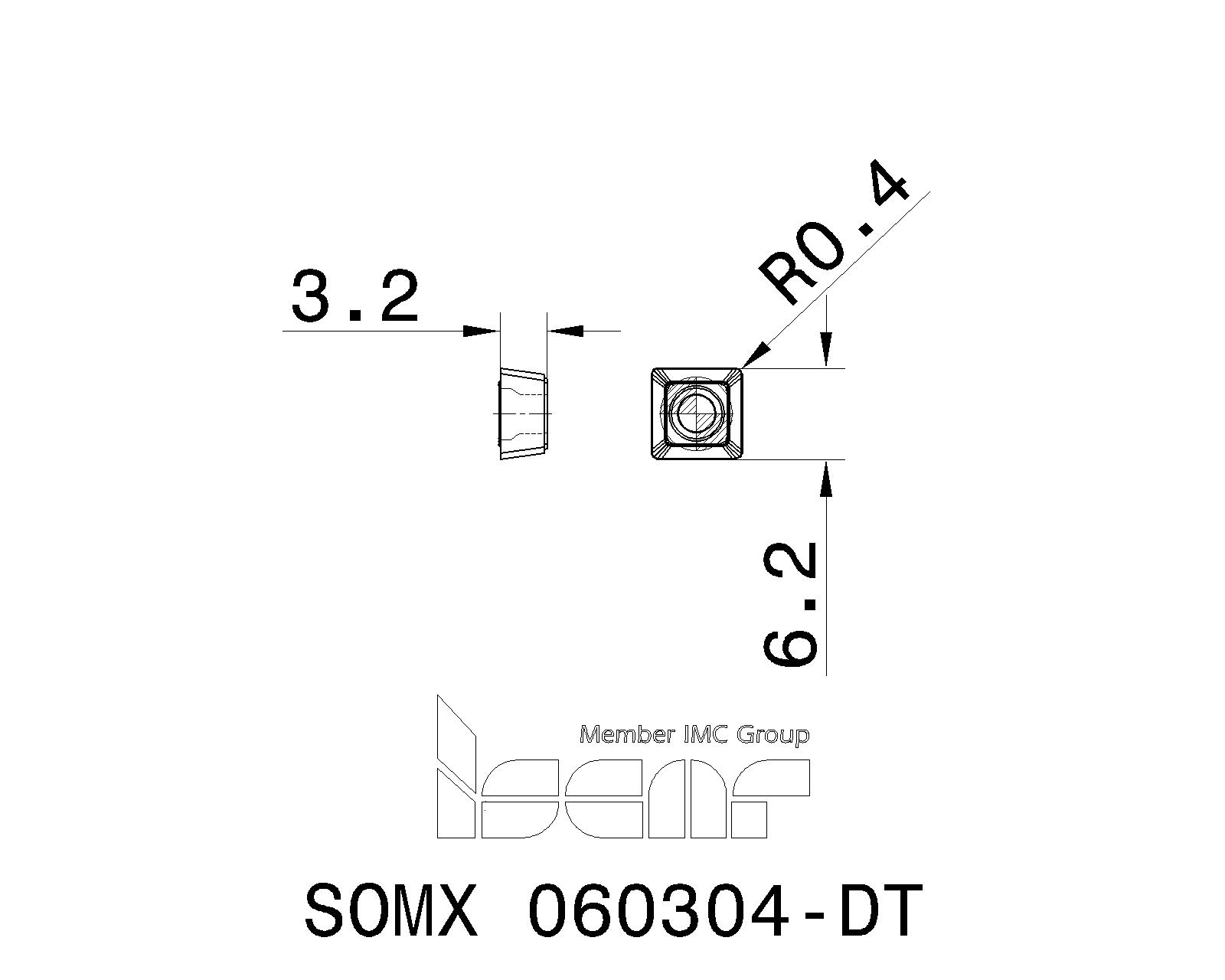 ISCAR Cutting Tools - Metal Working Tools - SOMX-DT : 5507880