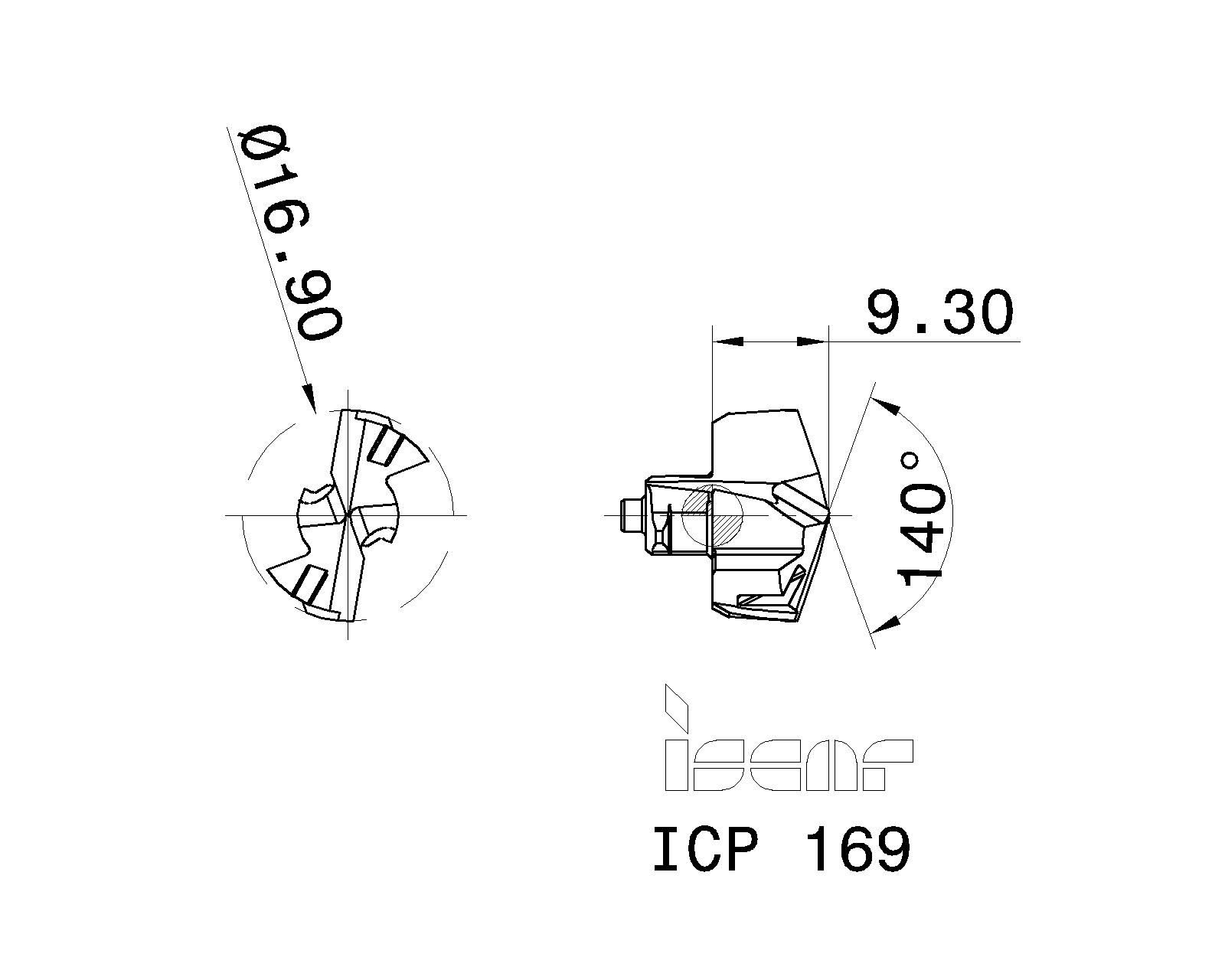 ISCAR Cutting Tools Metal Working Tools ICP 5507974 ICP 169