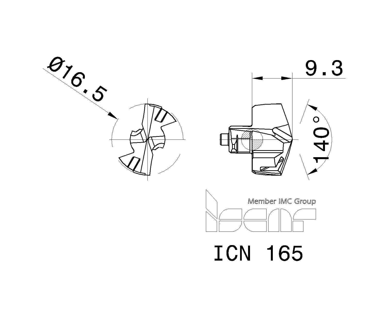 ISCAR Cutting Tools Metal Working Tools ICN 5507983 ICN 165