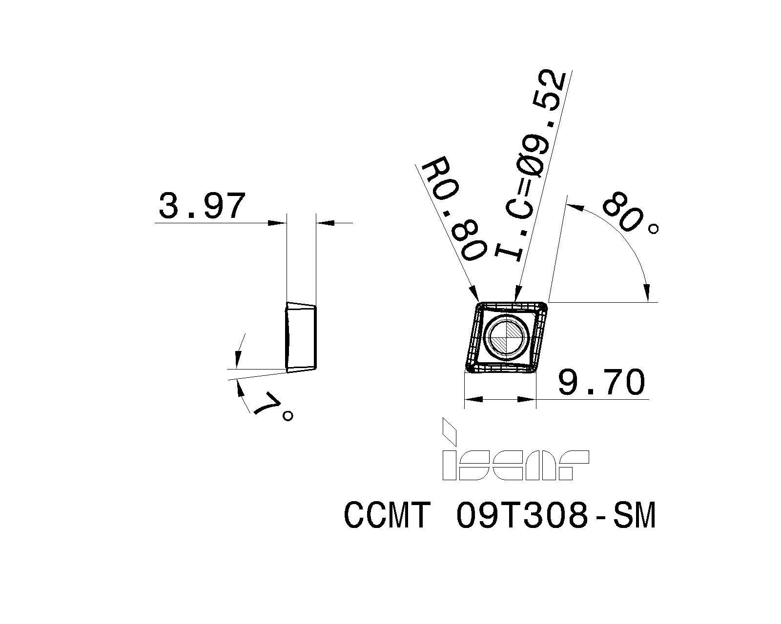 ISCAR Cutting Tools - Metal Working Tools - CCMT/CCGT-SM : 5508251 ...