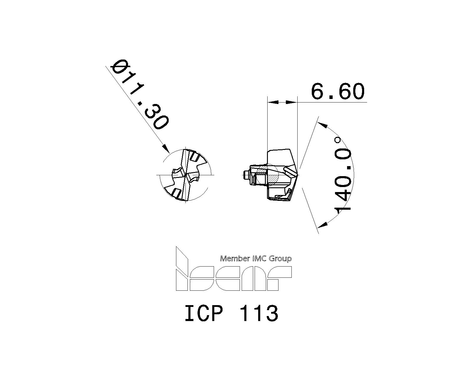 ISCAR Cutting Tools Metal Working Tools ICP 5508289 ICP 113