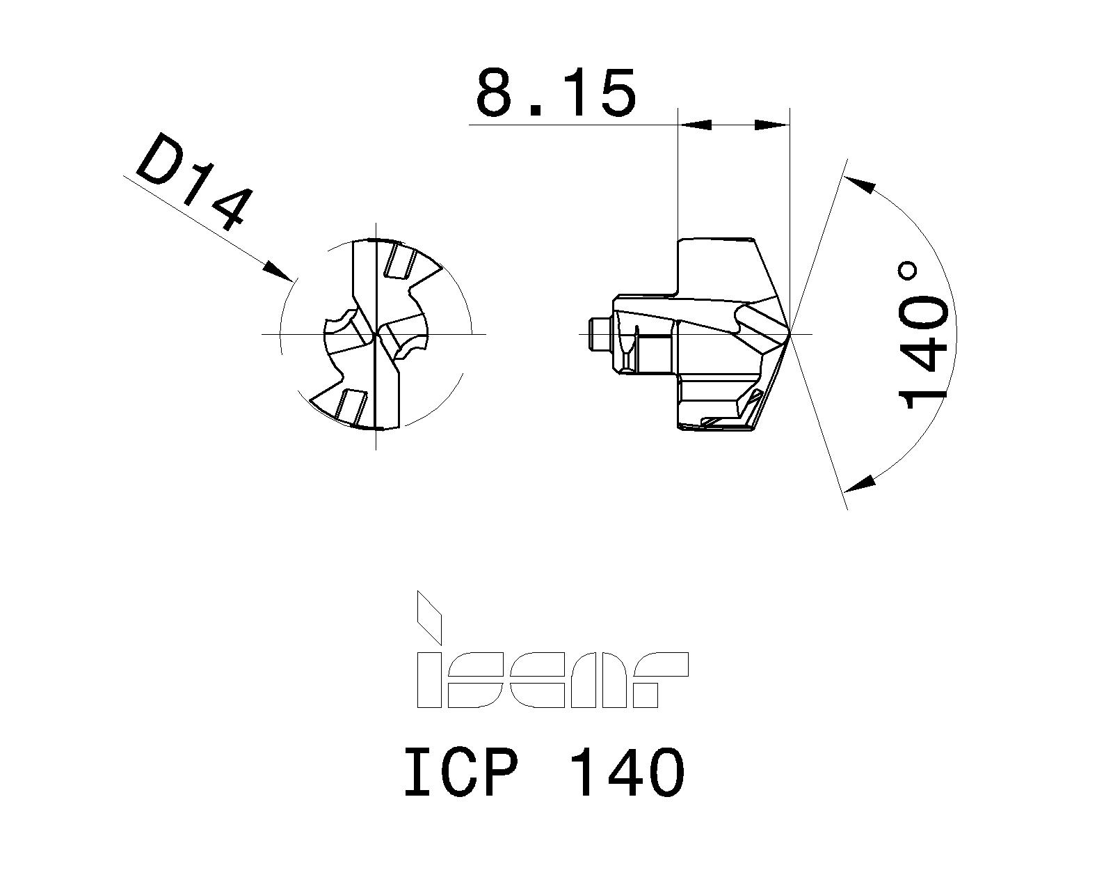 イスカル 超硬ソリッドドリル IC908 SCD 140-043-140 AP3 | dearfrontline.com