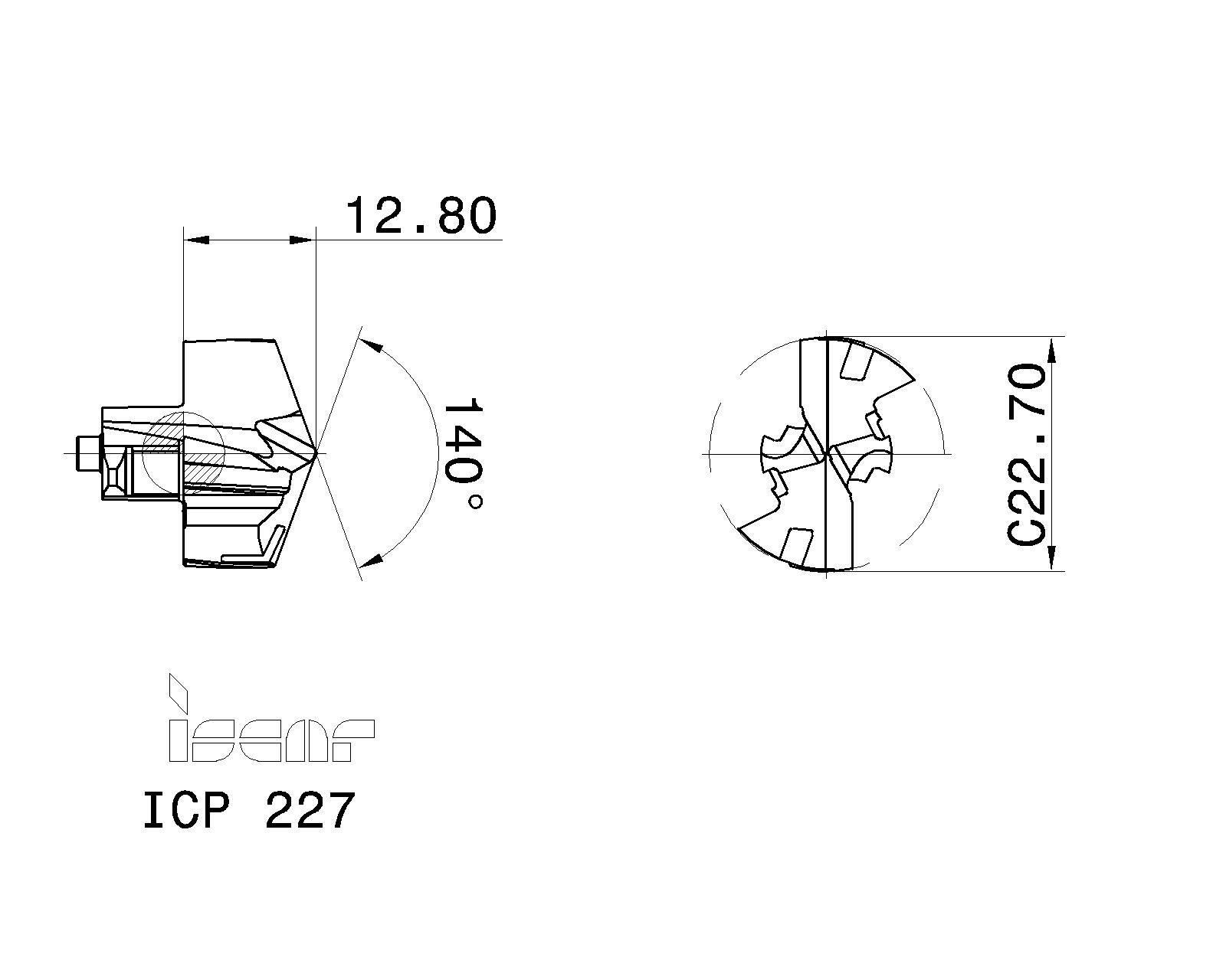 ISCAR Cutting Tools Metal Working Tools ICP 5509132 ICP 227