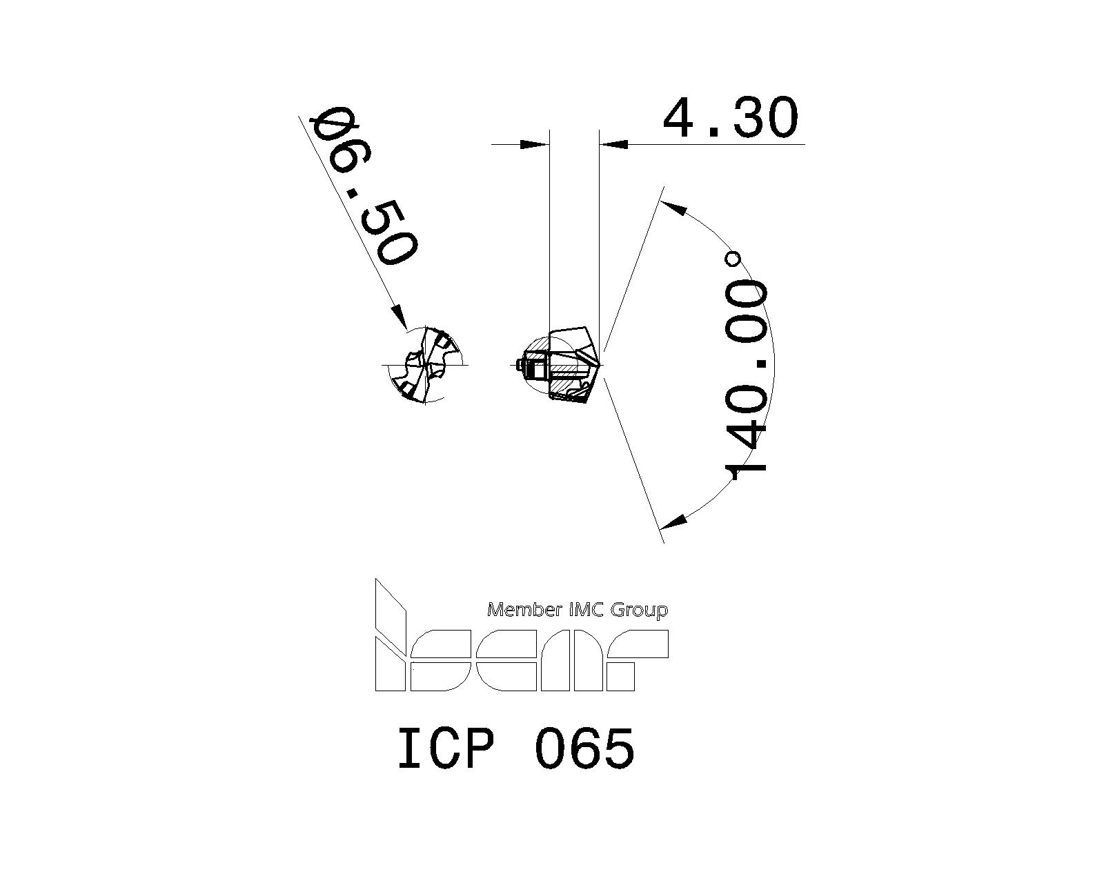 ISCAR Cutting Tools - Metal Working Tools - ICP : 5509300 - ICP 065