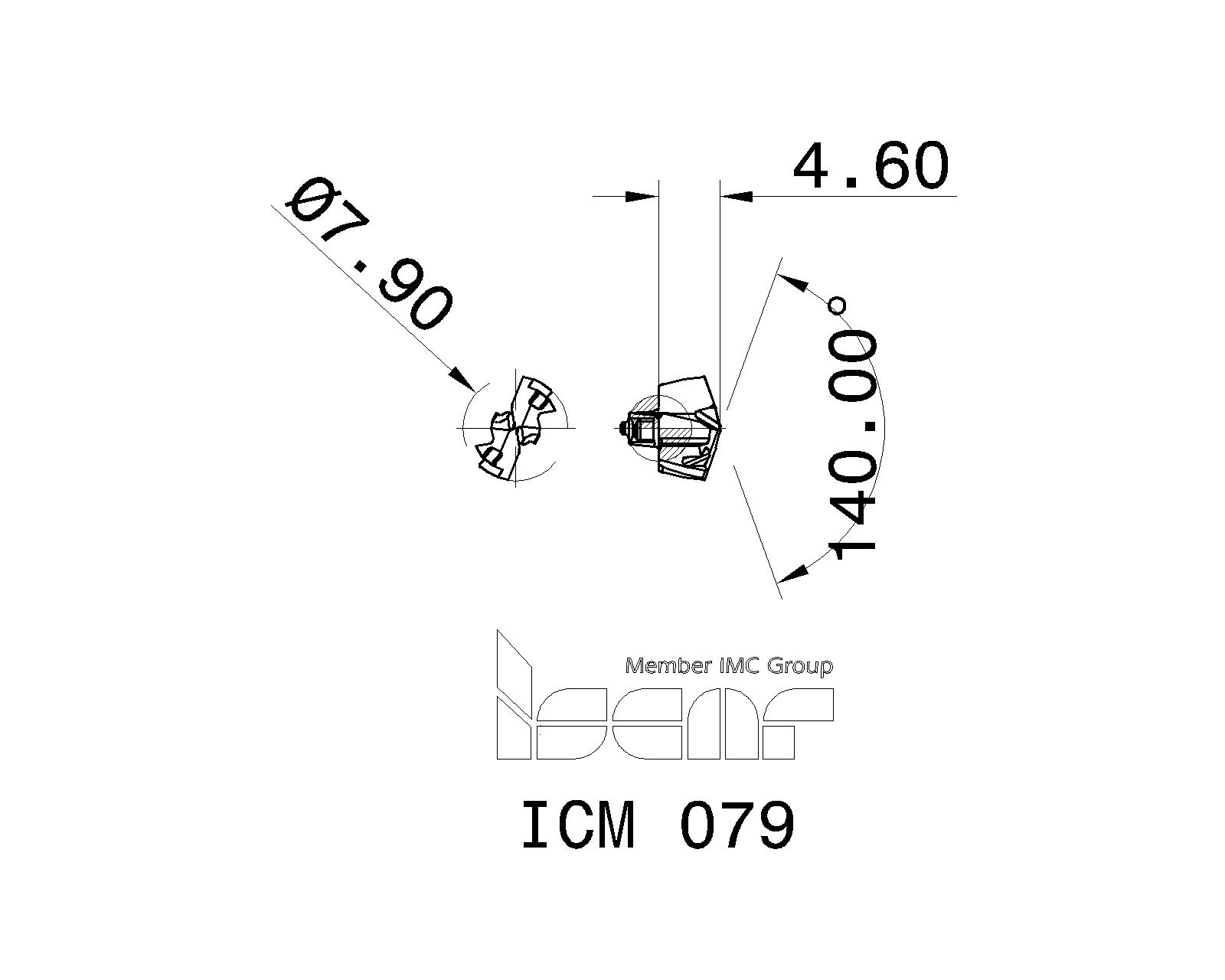 ISCAR Cutting Tools Metal Working Tools ICM 5509472 ICM 079