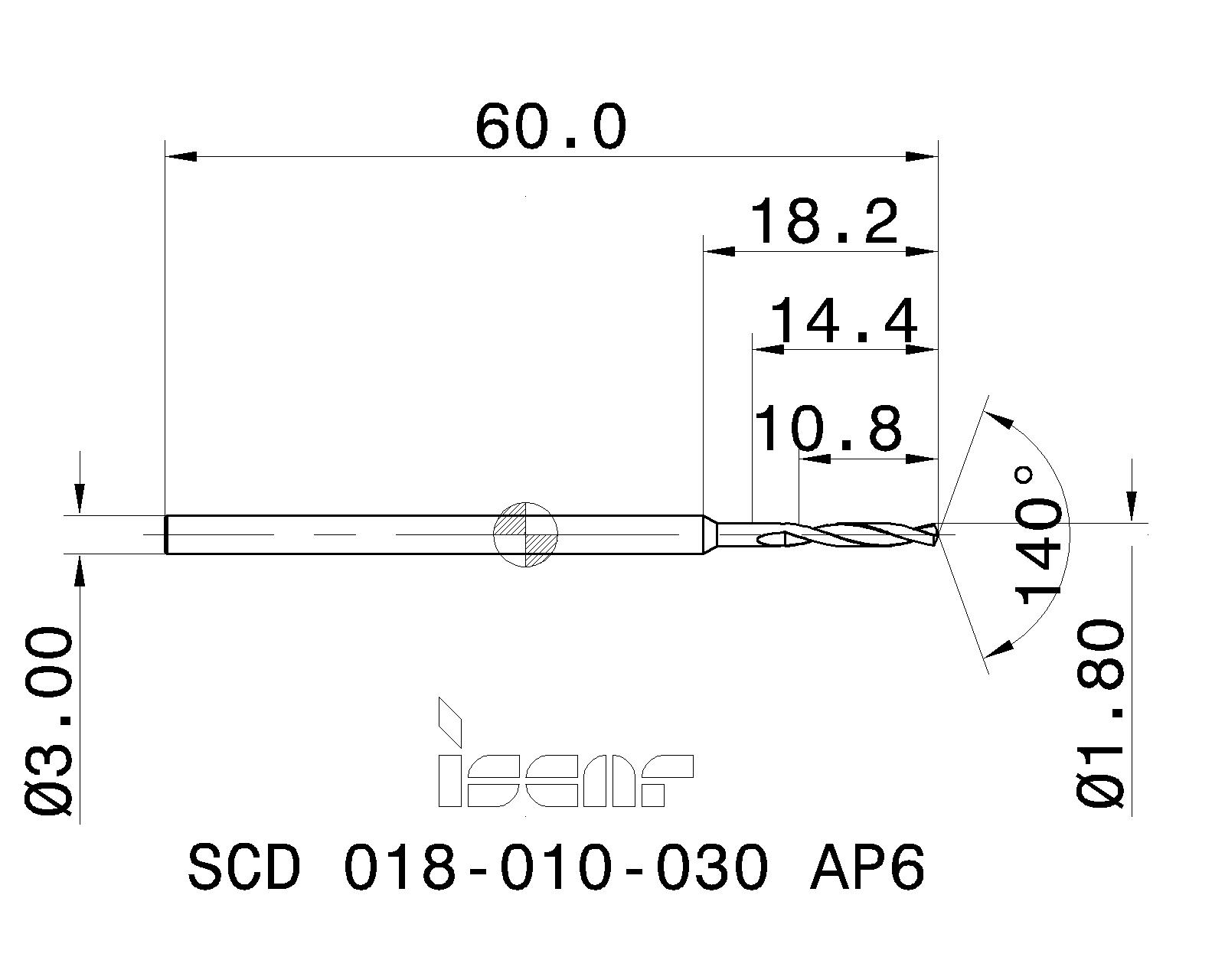 ISCAR Cutting Tools - Metal Working Tools - SCD-AP6 (6xD