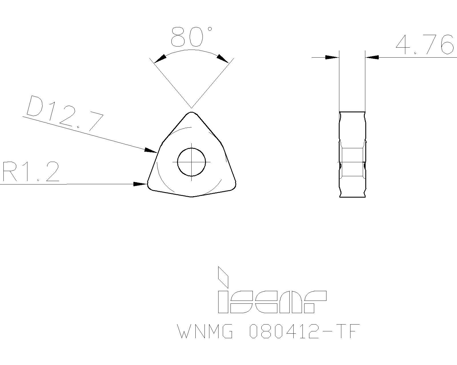 ISCAR Cutting Tools Metal Working Tools WNMGTF 5550545 WNMG