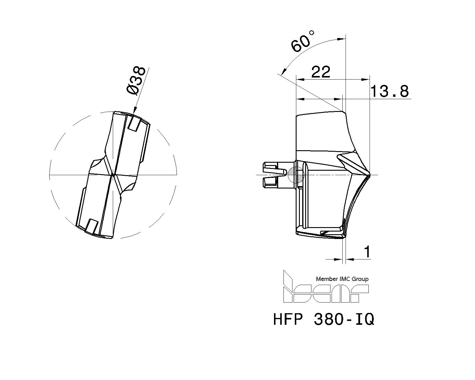 ISCAR Cutting Tools - Metal Working Tools - HFP-IQ : 5567061 - HFP 380 ...