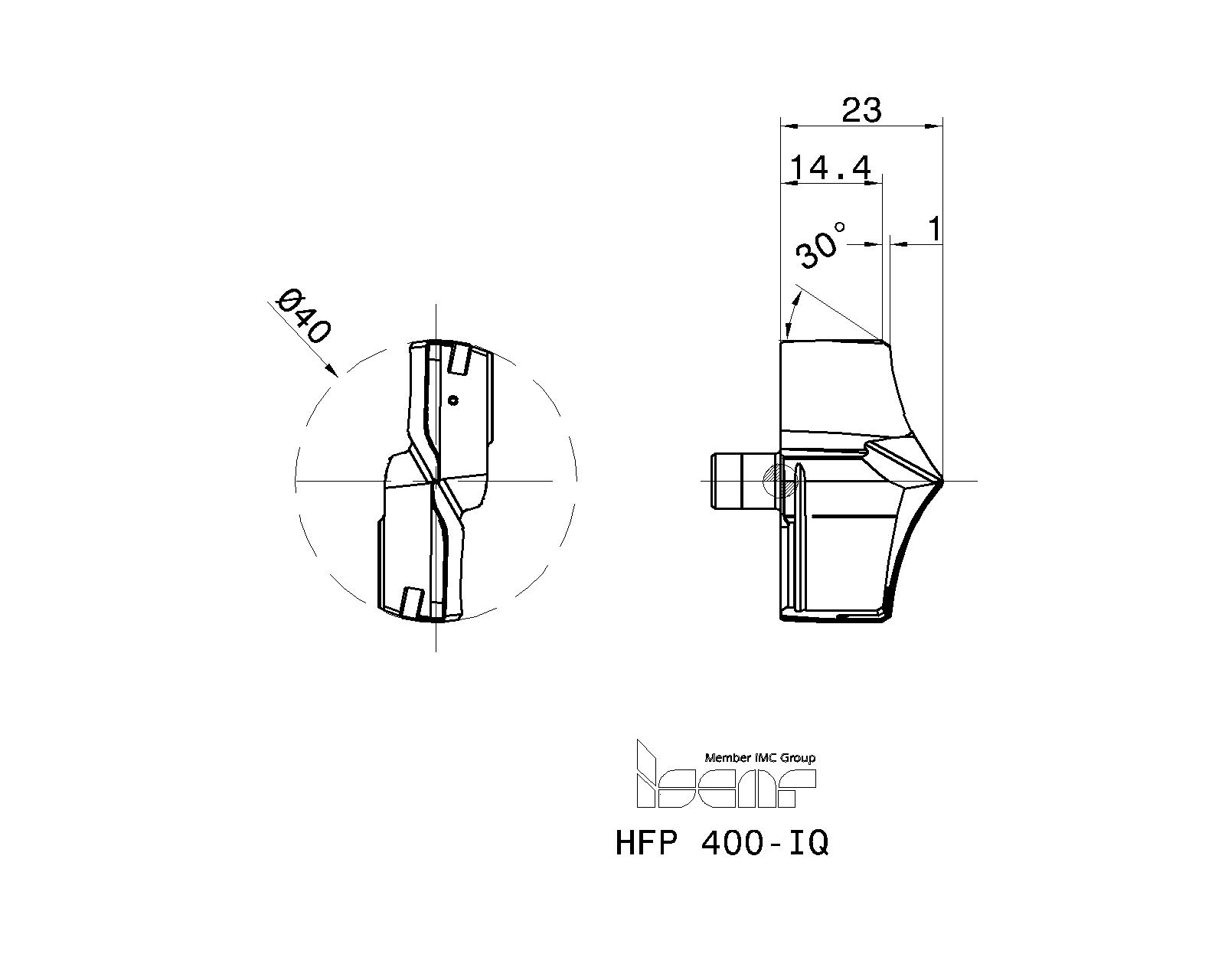 日本未発売 イスカル カムＩＱドリル ＤＦＮ 用ヘッド ＨＦＰ−ＩＱ ＩＣ９０８ HFP 340-SPADE IQ IC908  HFP340SPADEIQ イスカルジャパン 株