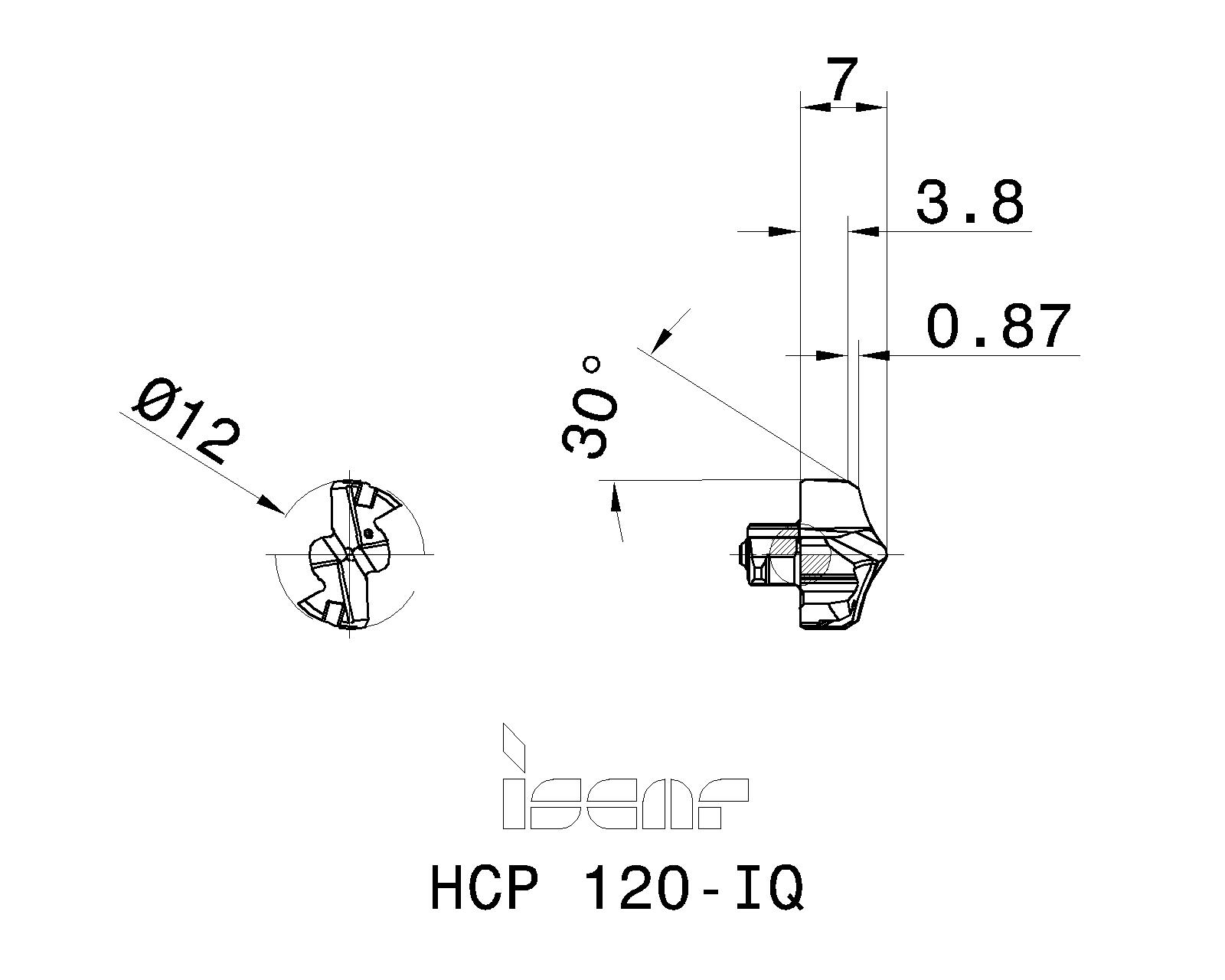 贅沢屋の IC908(6217745) 233-IQ HCP COAT IC908 スモウカムIQヘッド C 