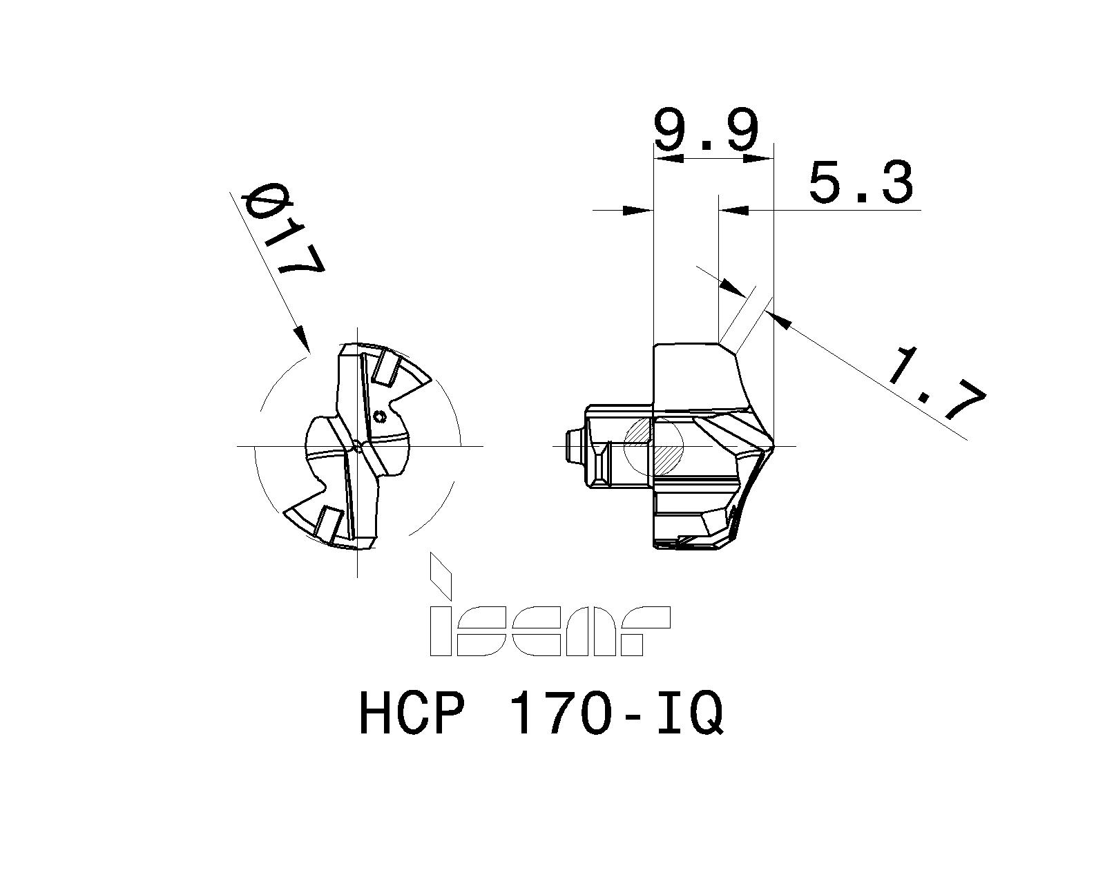 ISCAR Cutting Tools - Metal Working Tools - HCP-IQ : 5567349 - HCP 
