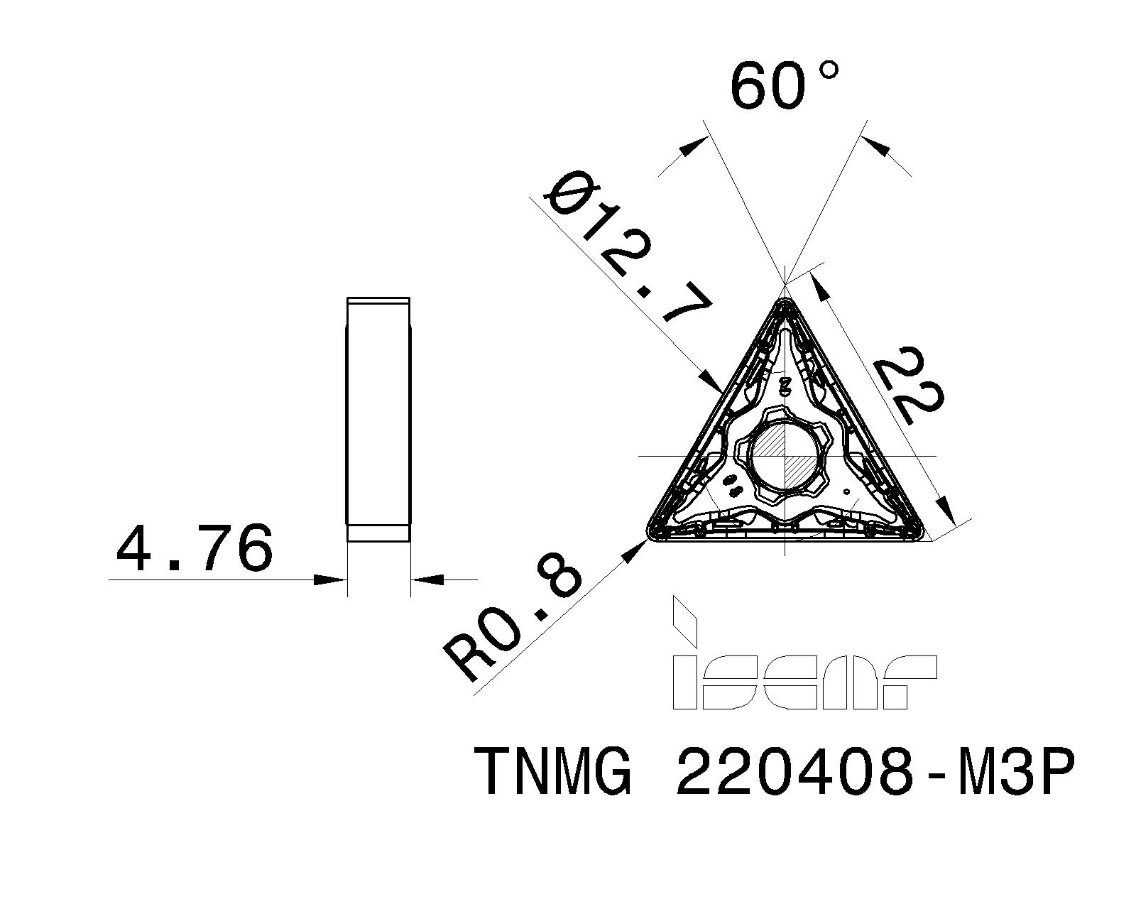 ISCAR Cutting Tools - Metal Working Tools - TNMG-M3P : 5567505 - TNMG ...