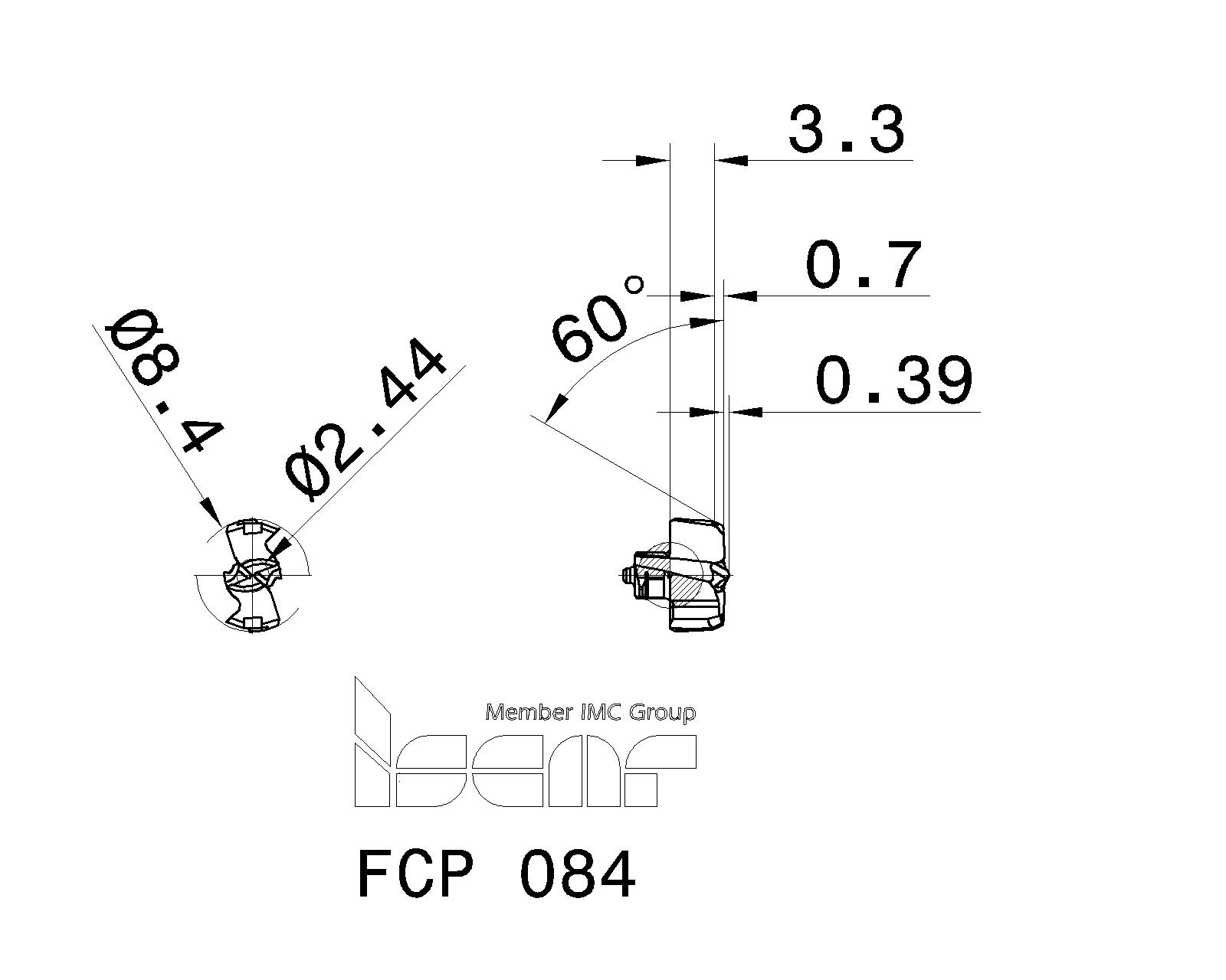 ISCAR Cutting Tools Metal Working Tools FCP 5568069 FCP 084