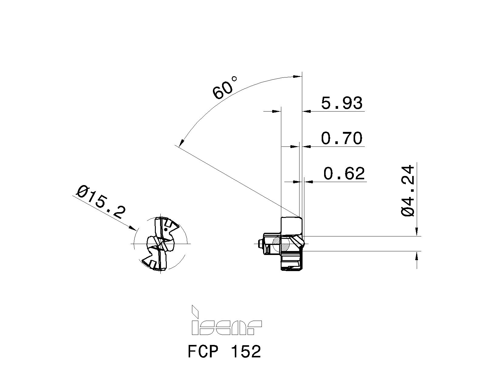 ISCAR Cutting Tools - Metal Working Tools - FCP : 5568124 - FCP 152 ISCAR Cutting Tools - Metal Working Tools - FCP : 5568124 - FCP 152